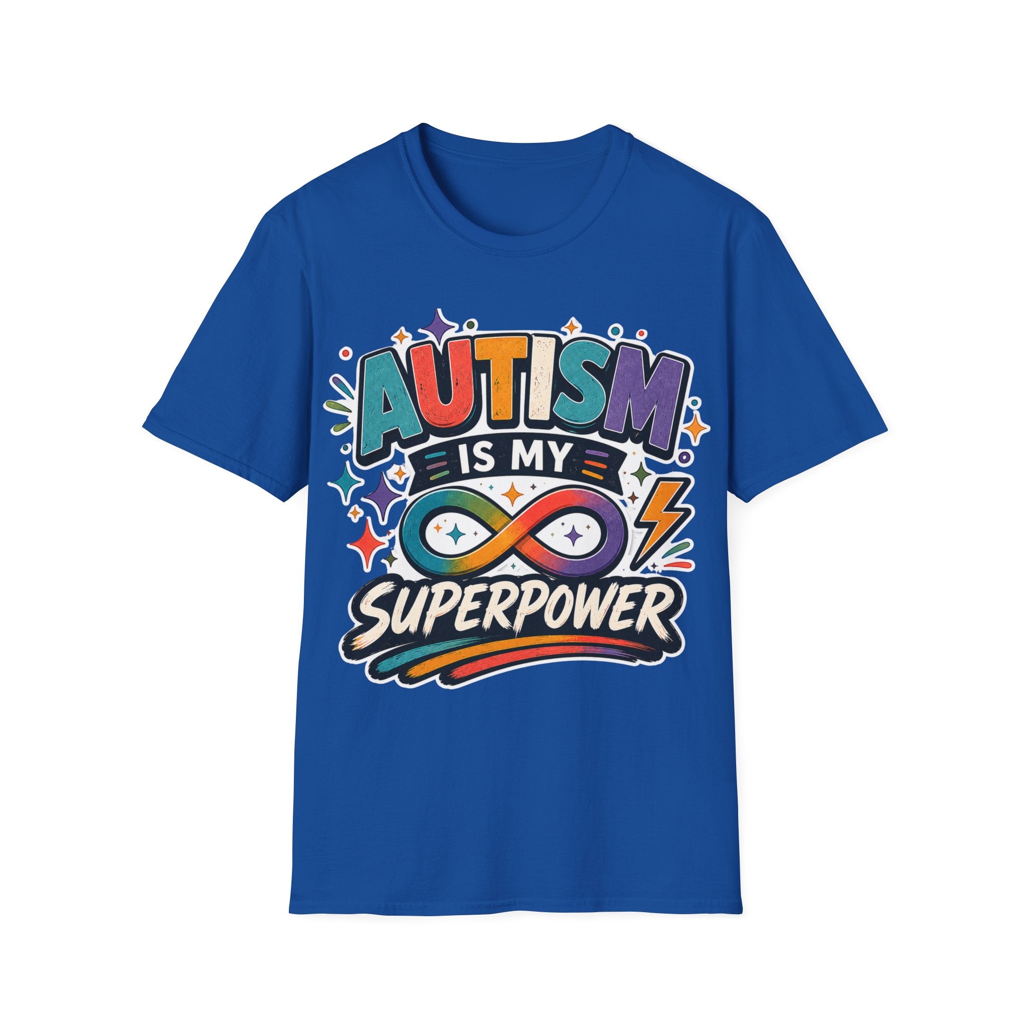Autism Is My Superpower Shirt Autism Awareness T Shirt Autism Acceptance Tee Infinity Heart Puzzle Design Neurodiversity Gift Unisex