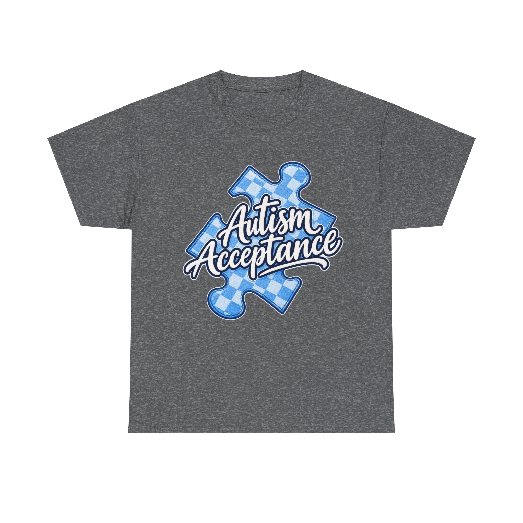 Autism Acceptance Puzzle Piece T-Shirt, Awareness Support Tee, Autism Advocate Shirt, Neurodiversity Gift, Autism Family Apparel