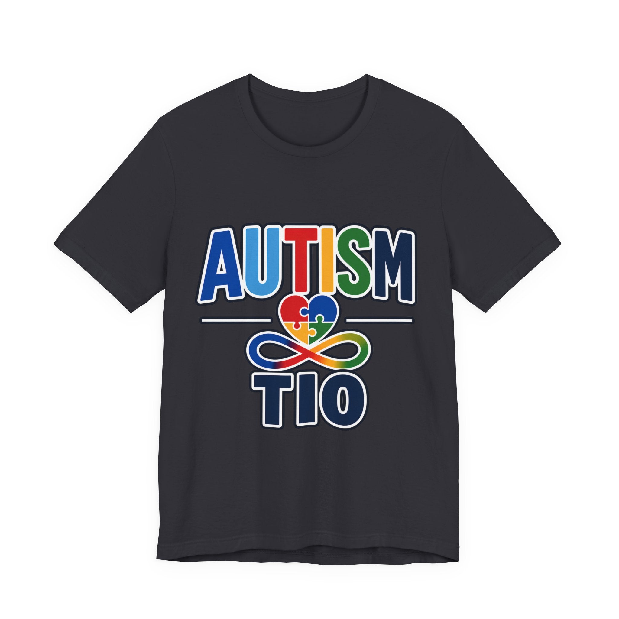 Autism Tio Shirt | Proud Autism Uncle T-Shirt | Spanish Tío Puzzle Heart Infinity Design | Autism Awareness & Acceptance Gift