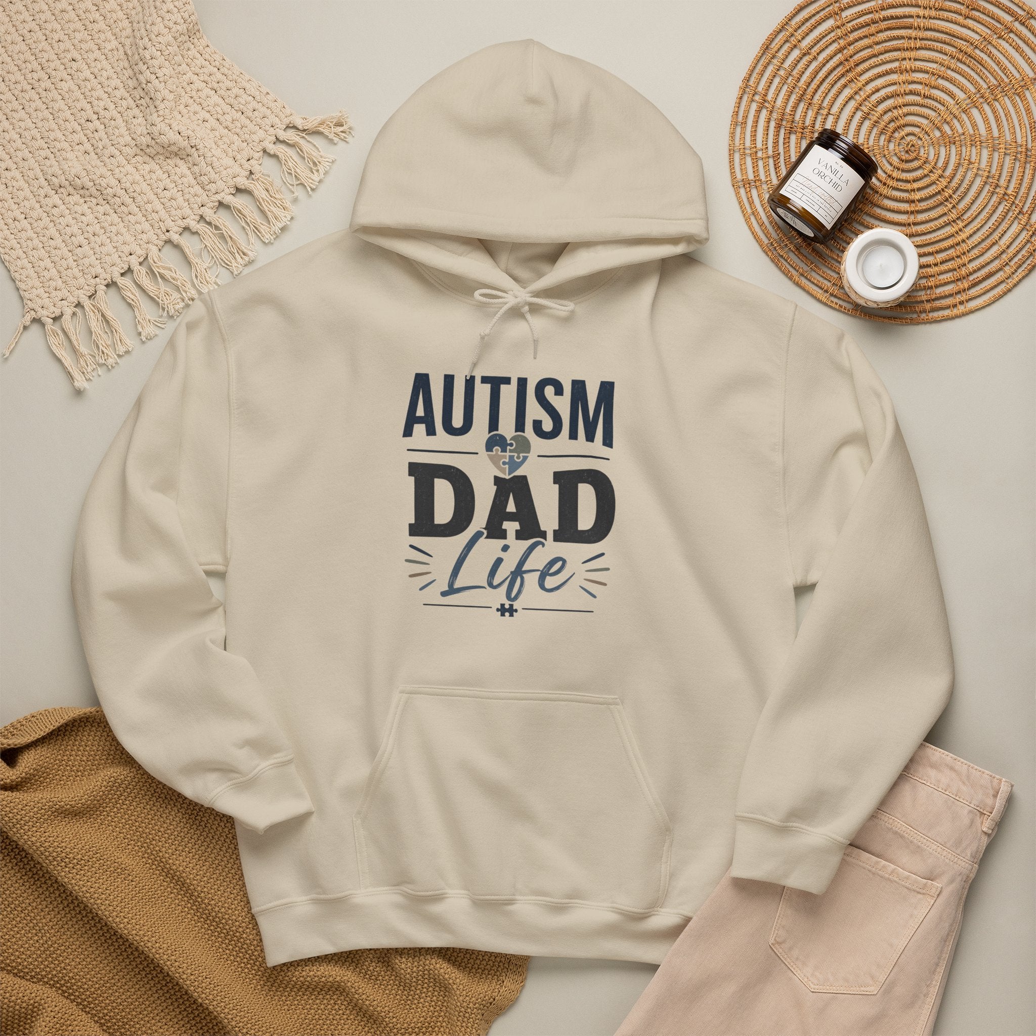 Autism Dad Life Hoodie | Autism Awareness Dad Sweatshirt