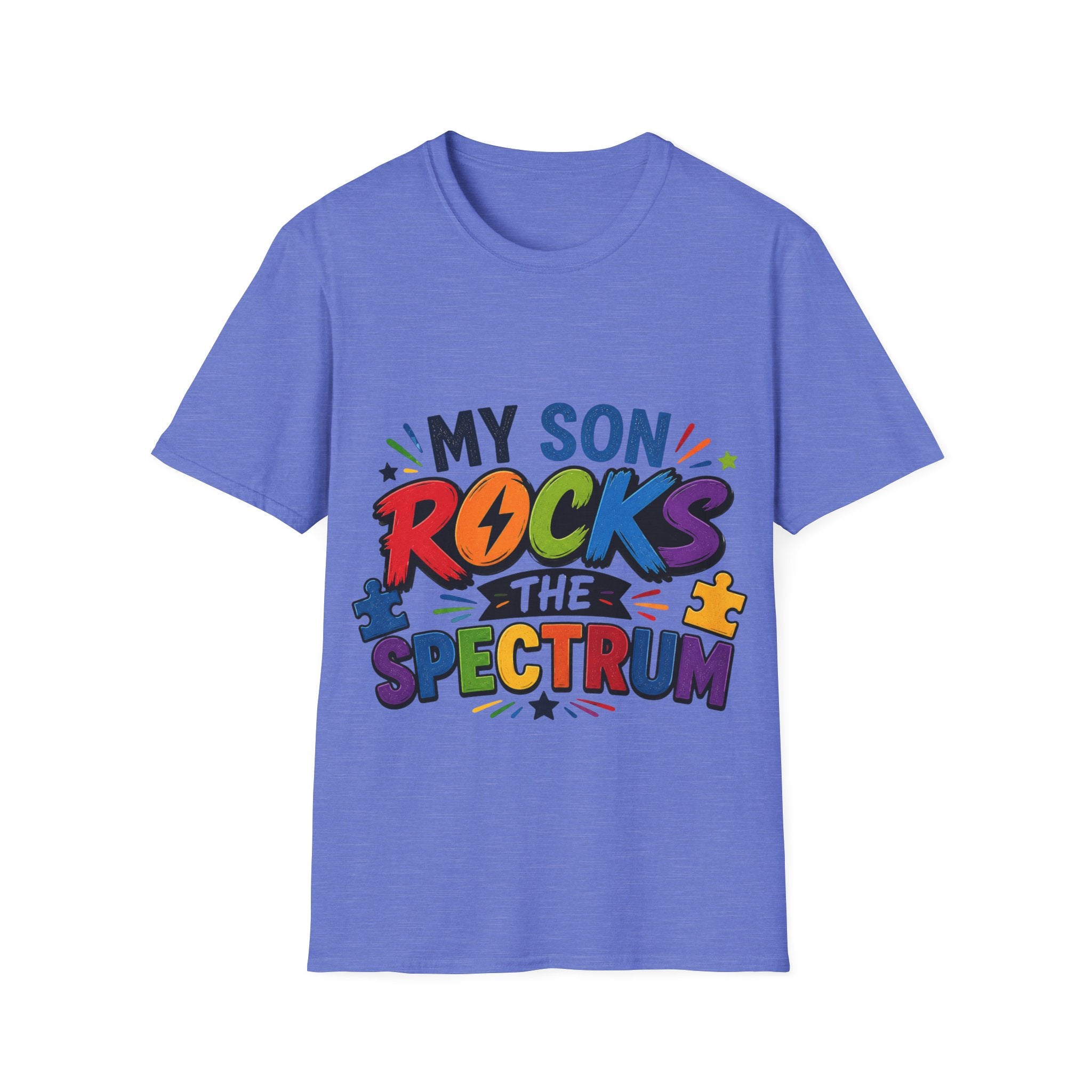 My Son Rocks the Spectrum Shirt, Autism Mom Shirt, Proud Autism Parent Tee, Autism Acceptance T-Shirt, Special Needs Mom Apparel
