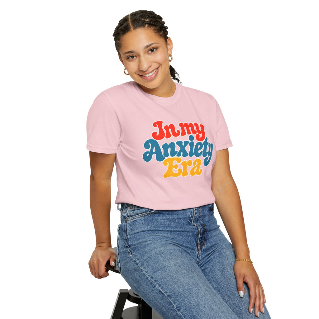 I Am In My Anxiety Era Shirt Anxiety Awareness T Shirt Mental Health Tee Cute Pastel Graphic Shirt Self Care Gift Unisex Apparel
