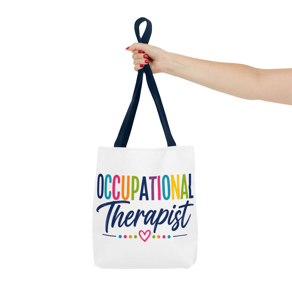 Occupational Therapist Tote Bag | Rainbow Script Healthcare Professional
