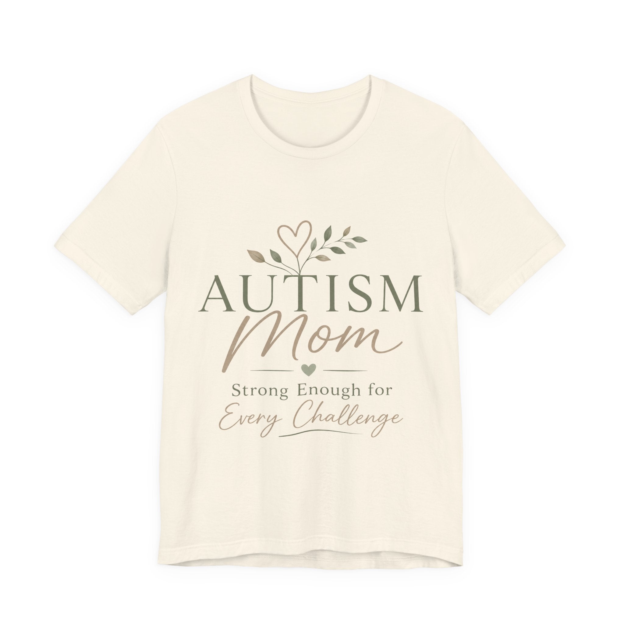 Autism Mom Shirt | Strong Enough for Every Challenge | Autism Acceptance Tee | Special Needs Mom Gift | Neurodiversity Shirt