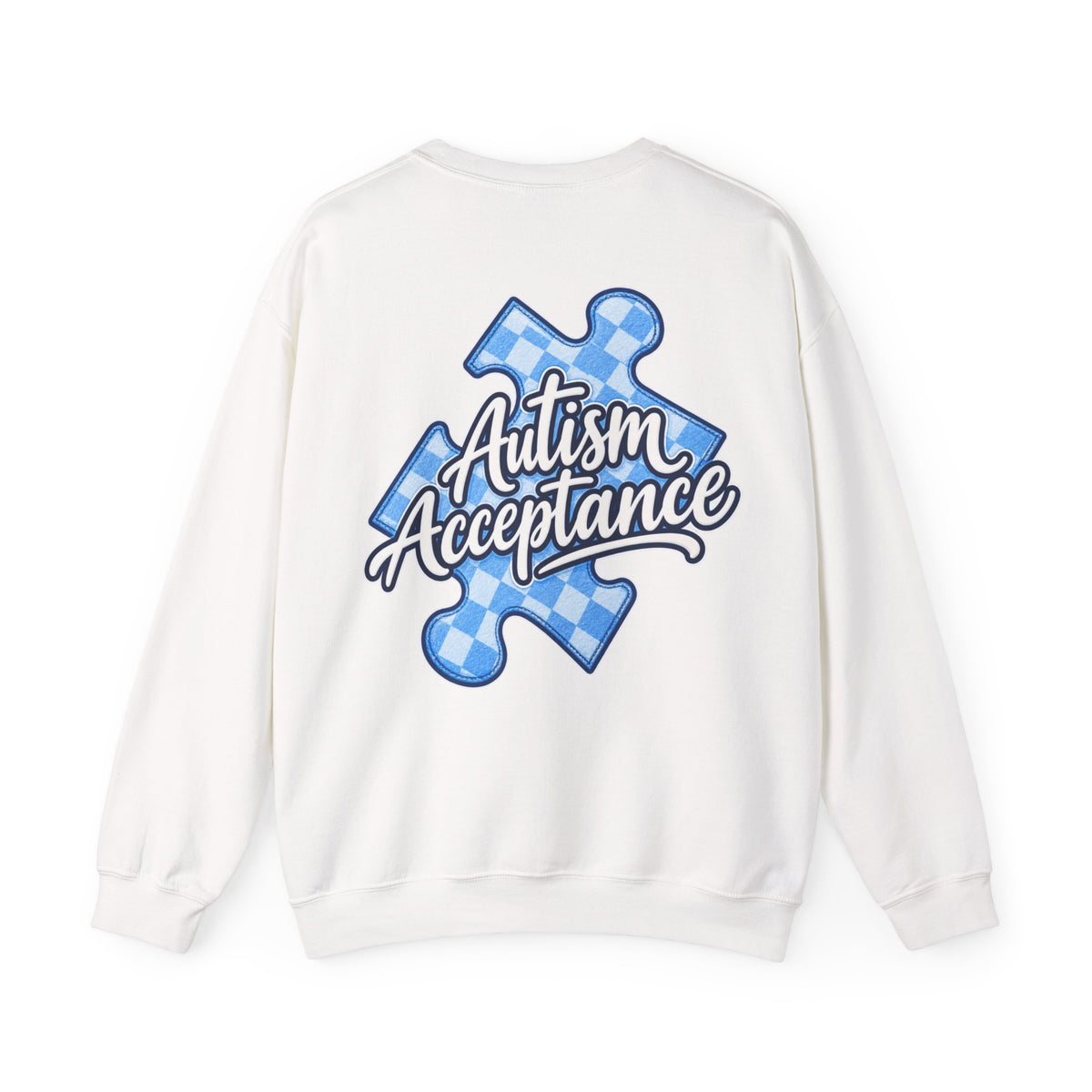 Autism Acceptance Sweatshirt, Puzzle Piece Awareness Crewneck, Autism Advocate Hoodie, Neurodiversity Gift, Autism Family Apparel