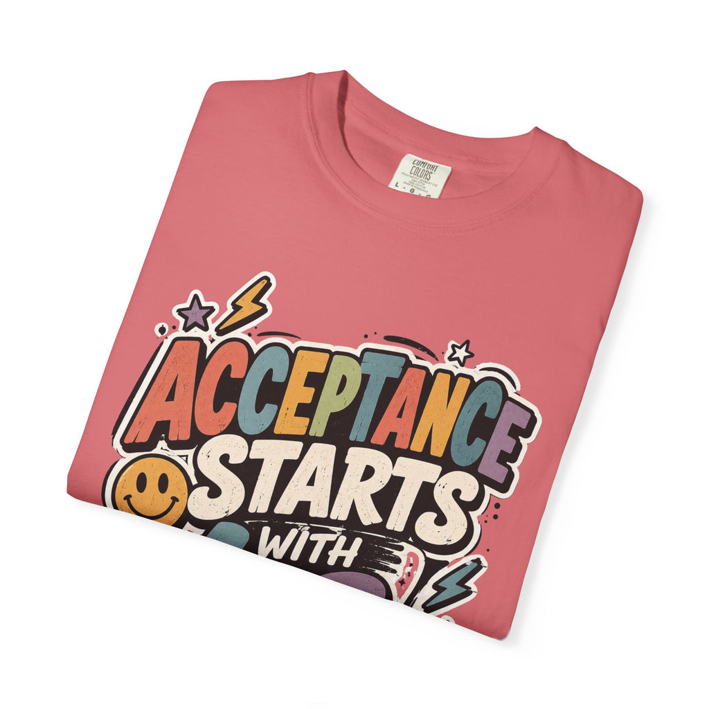 Autism Acceptance Shirt | Puzzle Heart Autism Awareness Shirt, Neurodiversity Inclusion Advocate Gift