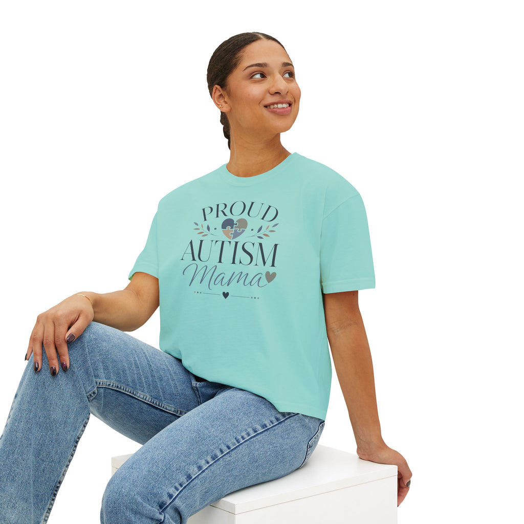 Proud Autism Mama Boxy Tee