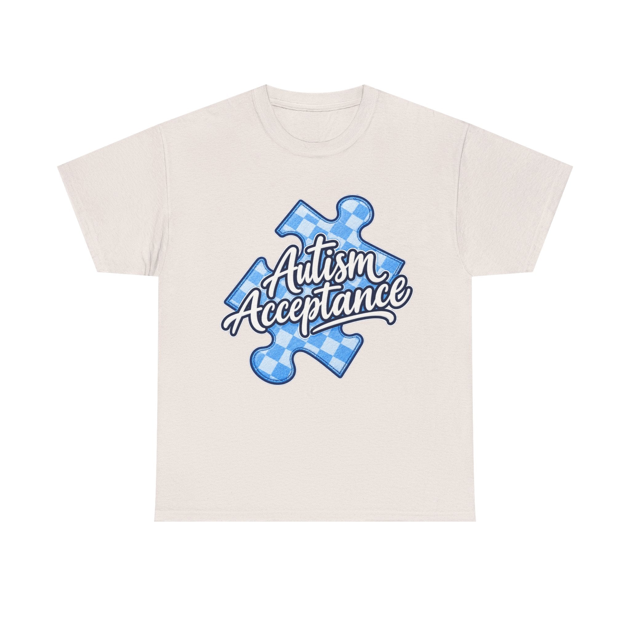 Autism Acceptance Puzzle Piece T-Shirt, Awareness Support Tee, Autism Advocate Shirt, Neurodiversity Gift, Autism Family Apparel