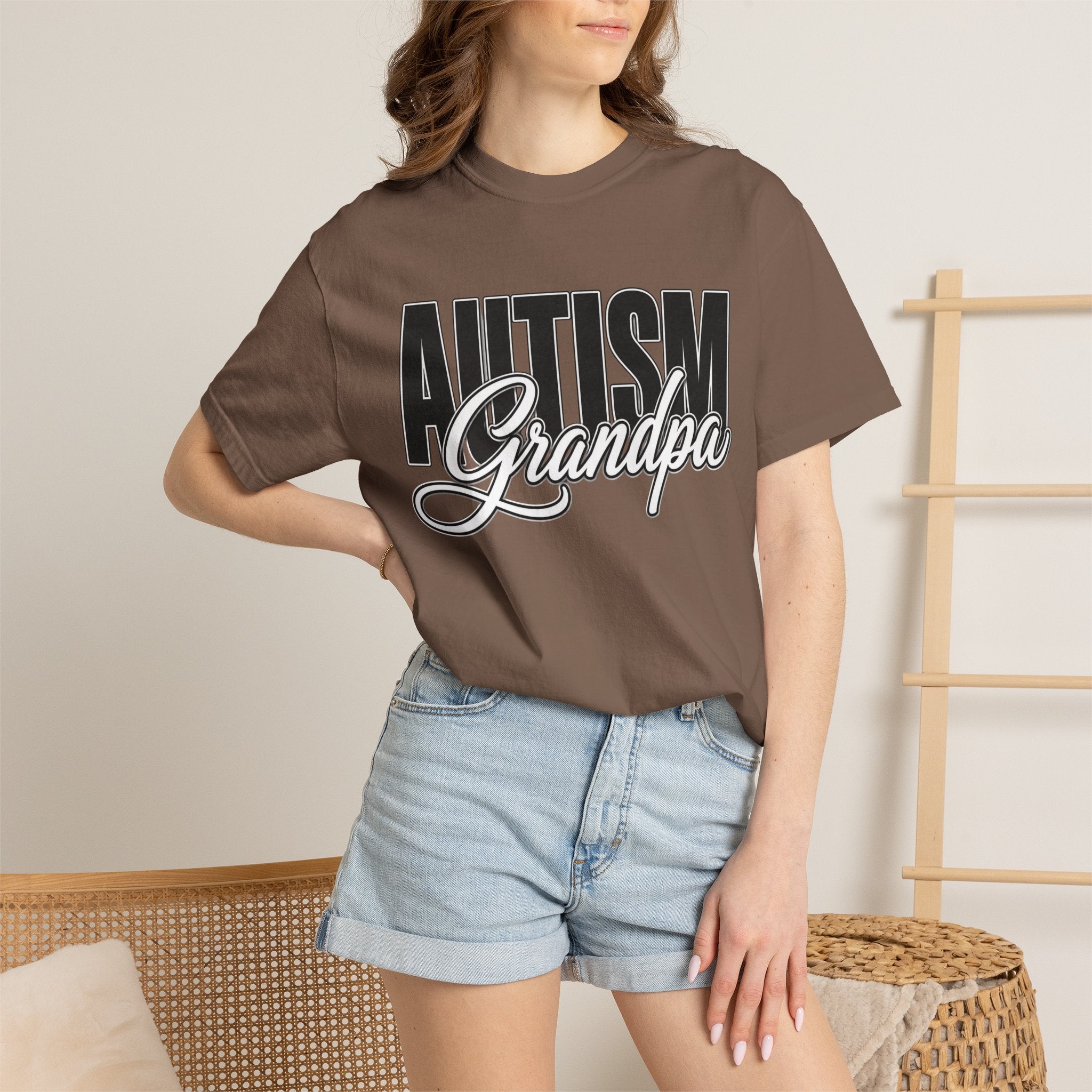 Autism Grandpa Shirt Proud Autism Grandpa T Shirt Autism Awareness Autism Acceptance Gift Puzzle Heart Special Needs Grandpa Tee