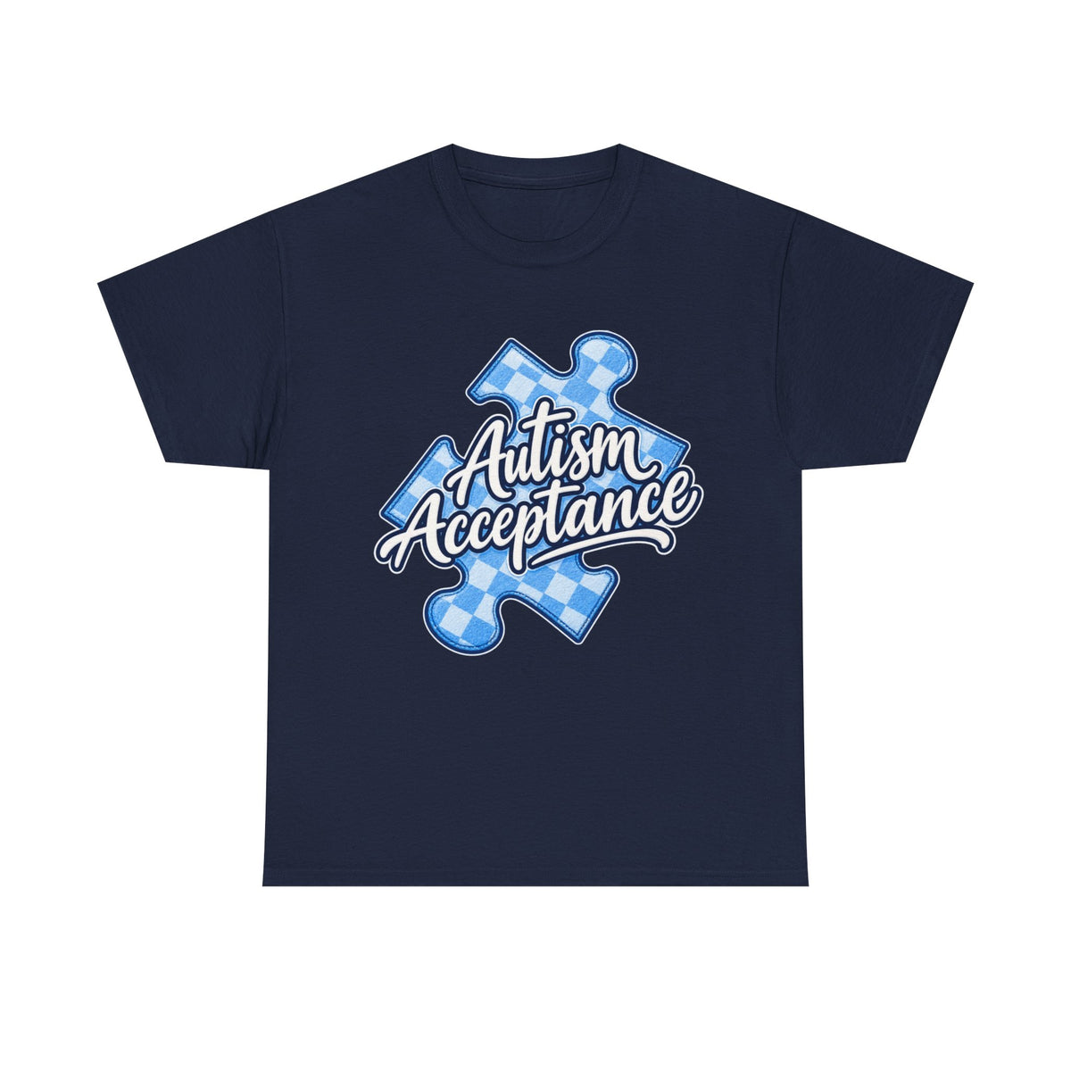 Autism Acceptance Puzzle Piece T-Shirt, Awareness Support Tee, Autism Advocate Shirt, Neurodiversity Gift, Autism Family Apparel