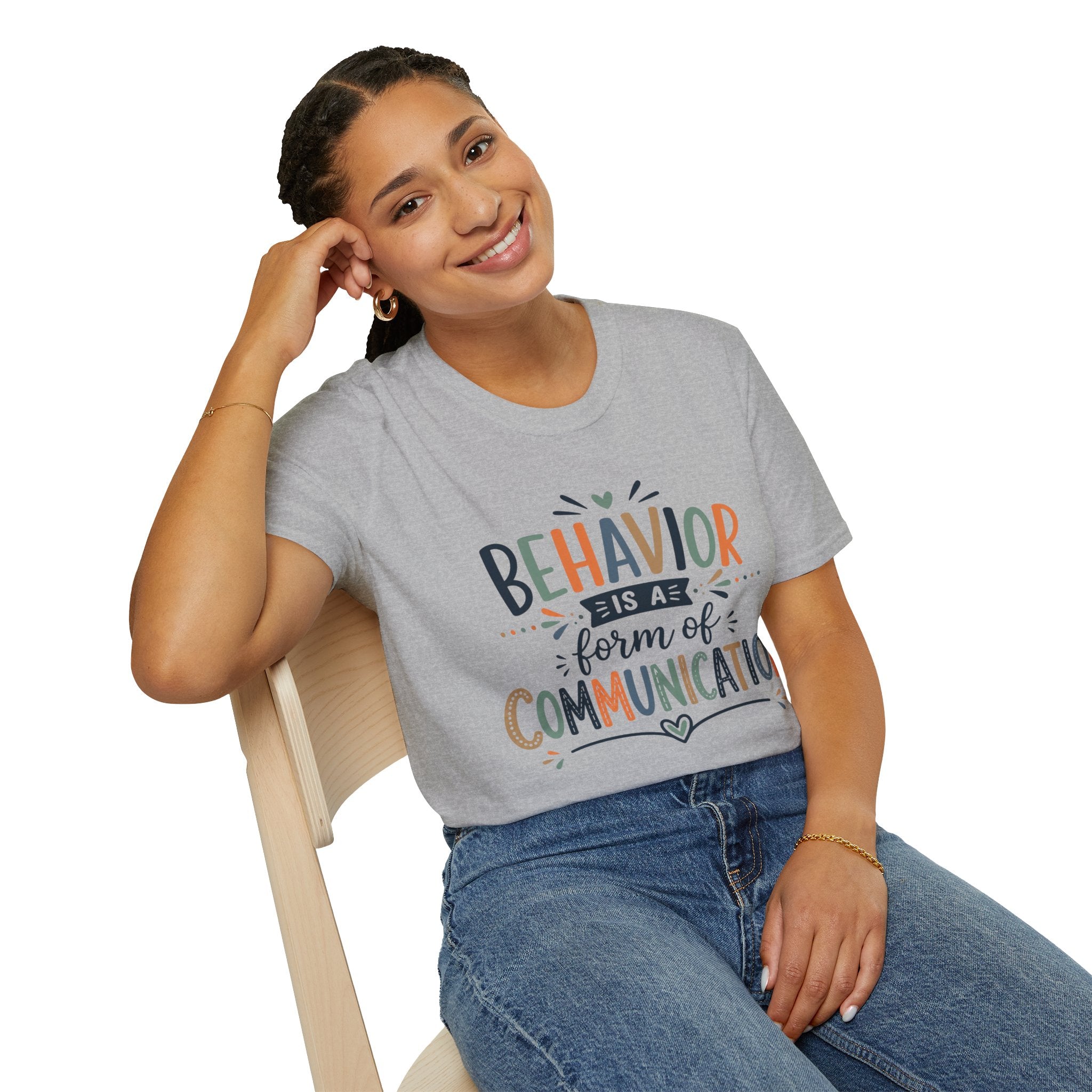 Behavior Is A Form Of Communication Shirt Special Education Teacher T Shirt Mental Health Autism ADHD Behavior Support Tee