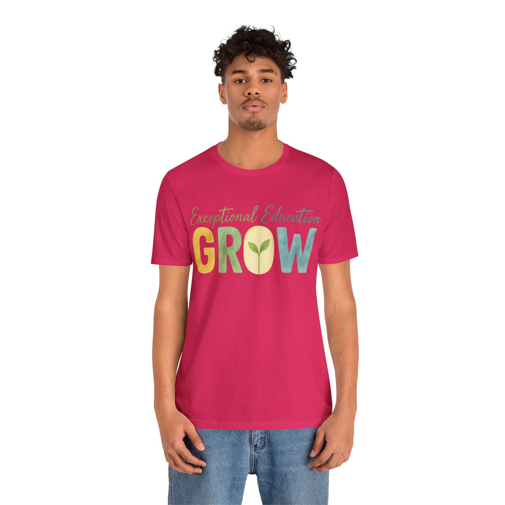 Exceptional Education Teacher Shirt GROW Special Education T Shirt SPED Teacher Gift Inclusive Classroom Autism Teacher Tee