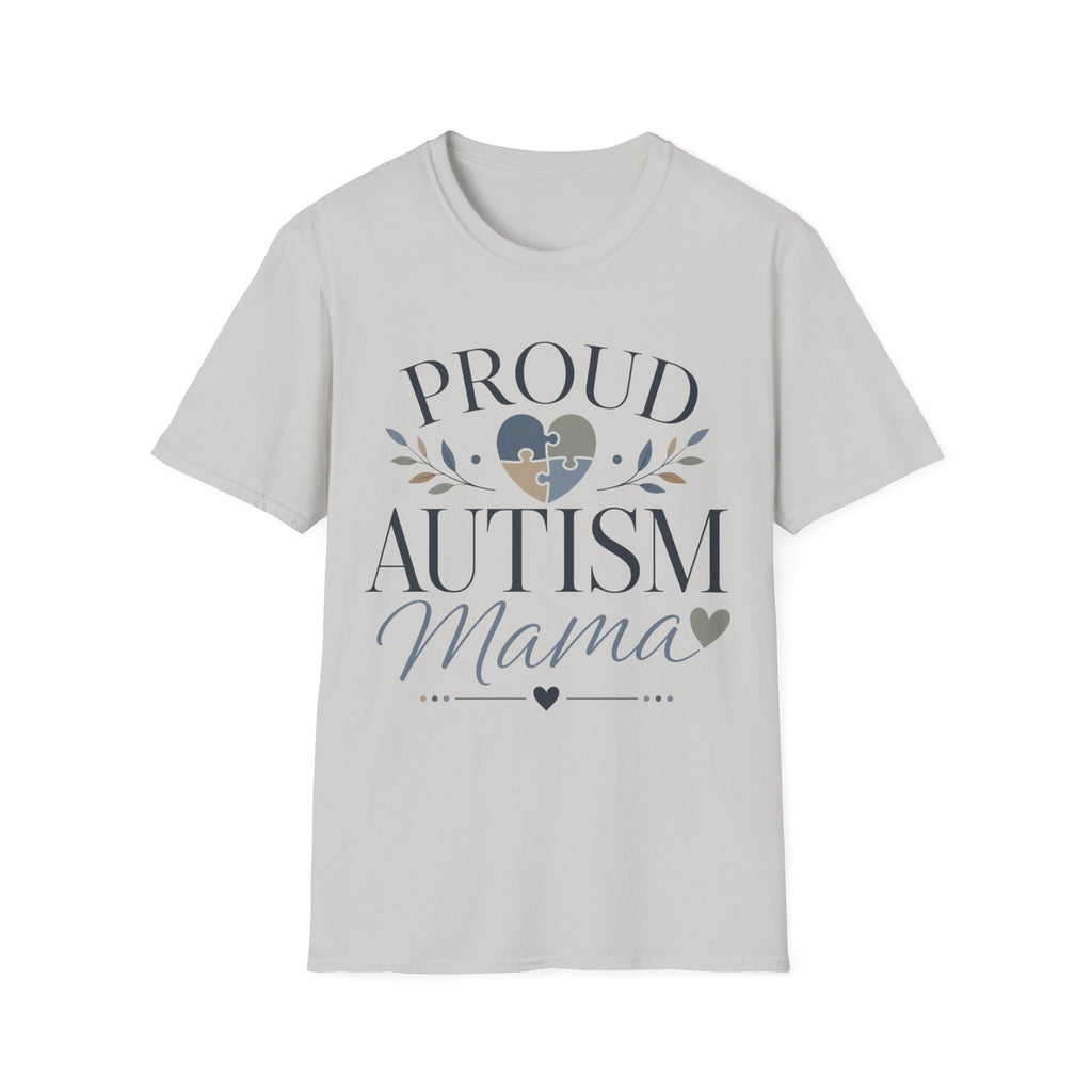 Proud Autism Mama T-Shirt | Puzzle Heart Awareness Tee | Special Needs
