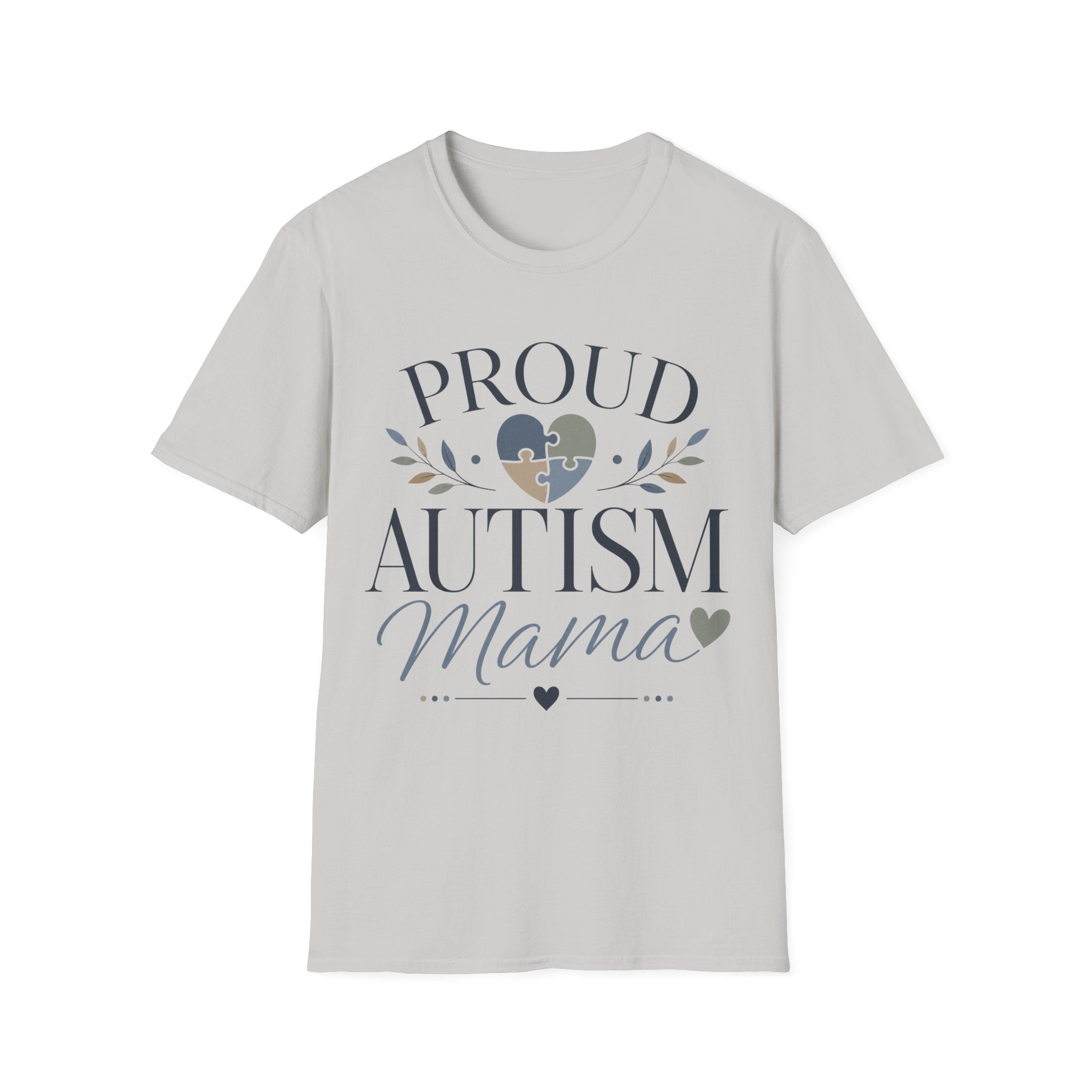 Proud Autism Mama T-Shirt | Puzzle Heart Awareness Tee | Special Needs