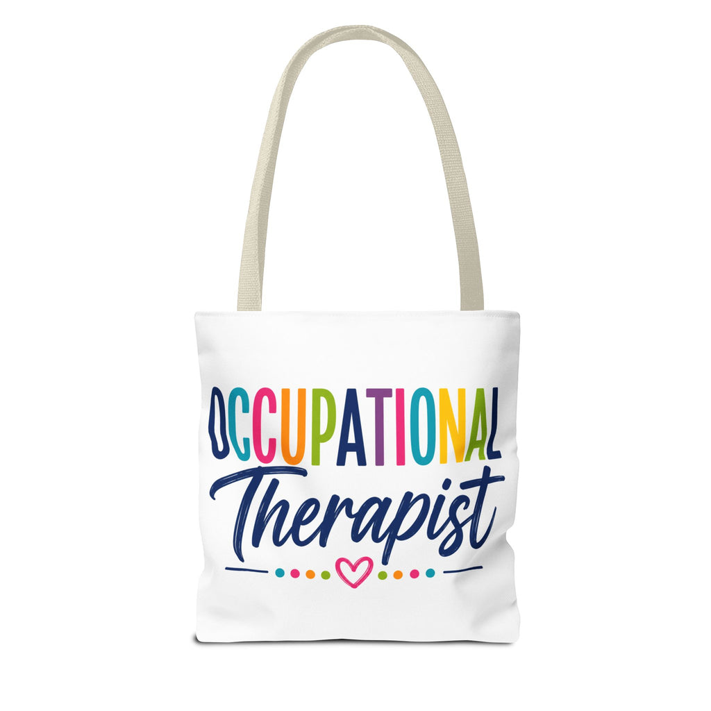 Occupational Therapist Tote Bag | Rainbow Script Healthcare Professional