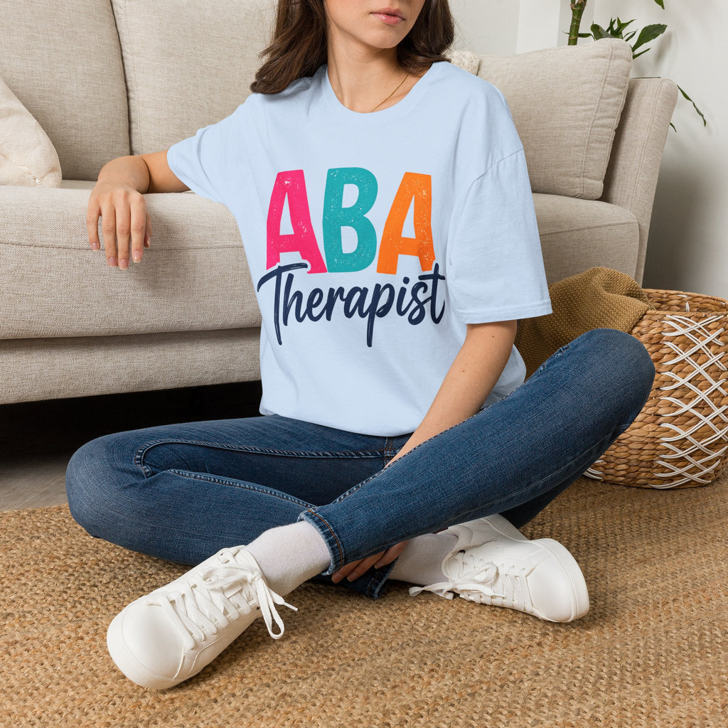 ABA Therapist Shirt  Behavior Technician Gift BCBA RBT Autism Therapist Tee Applied Behavior Analysis Shirt