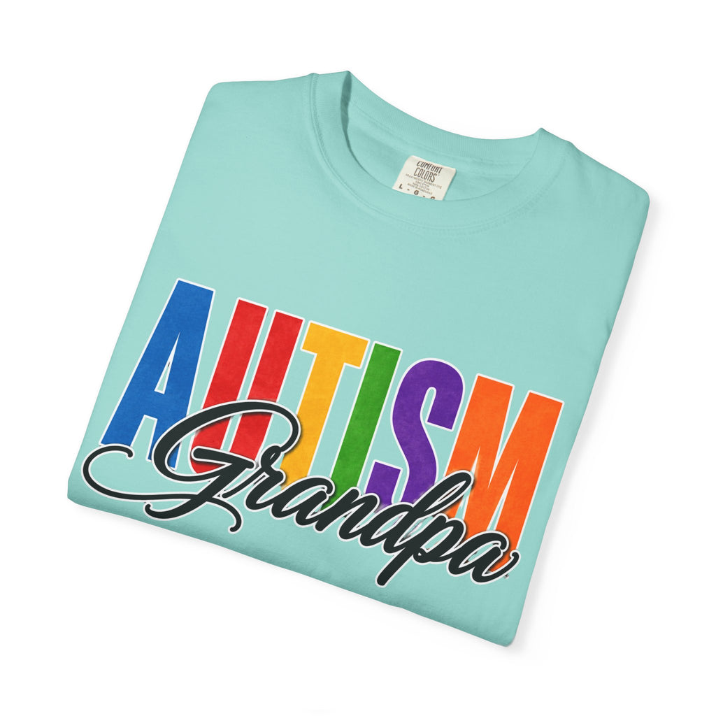 Autism Grandpa Shirt Proud Autism Grandpa T Shirt Autism Awareness Autism Acceptance Gift Puzzle Heart Special Needs Grandpa Tee