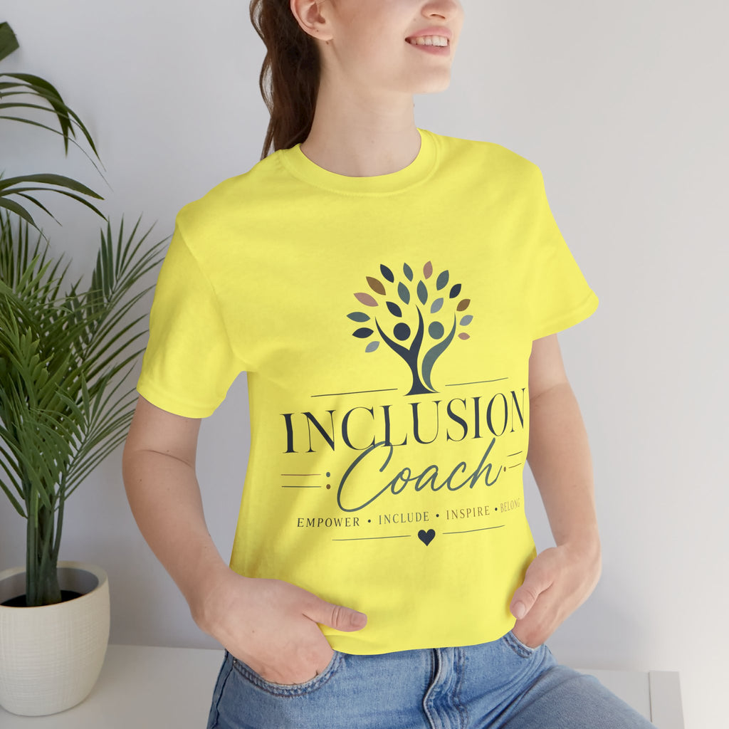 Inclusion Coach T-Shirt | Tree Logo, Empower Inclusivity, Diversity