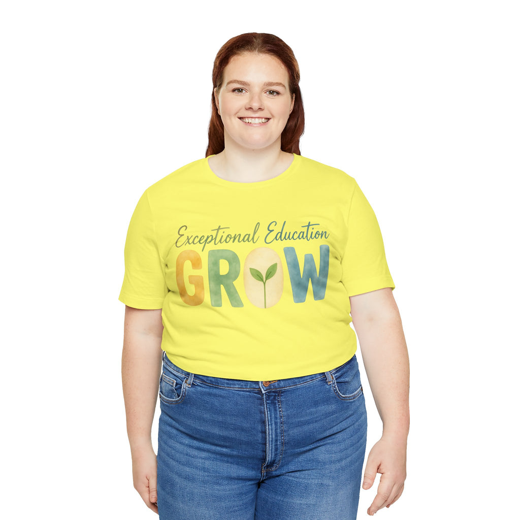 Exceptional Education Teacher Shirt GROW Special Education T Shirt SPED Teacher Gift Inclusive Classroom Autism Teacher Tee