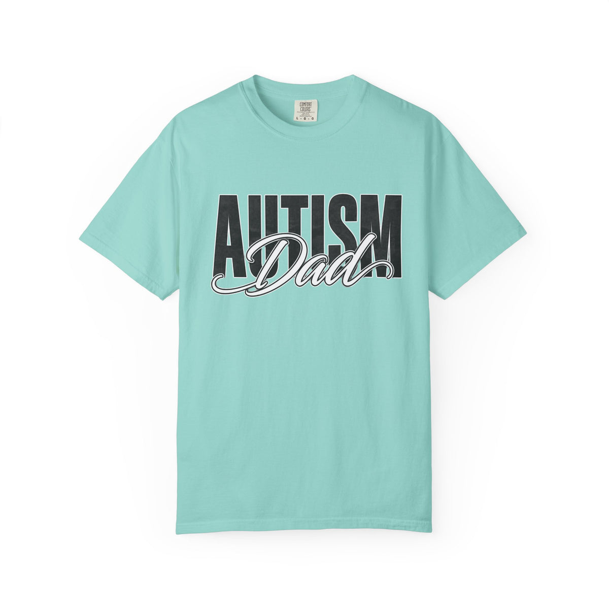 Autism Dad Shirt Autism Dad T Shirt Proud Autism Father Rainbow Block Letter Tee Autism Awareness Autism Acceptance Gift for Dad