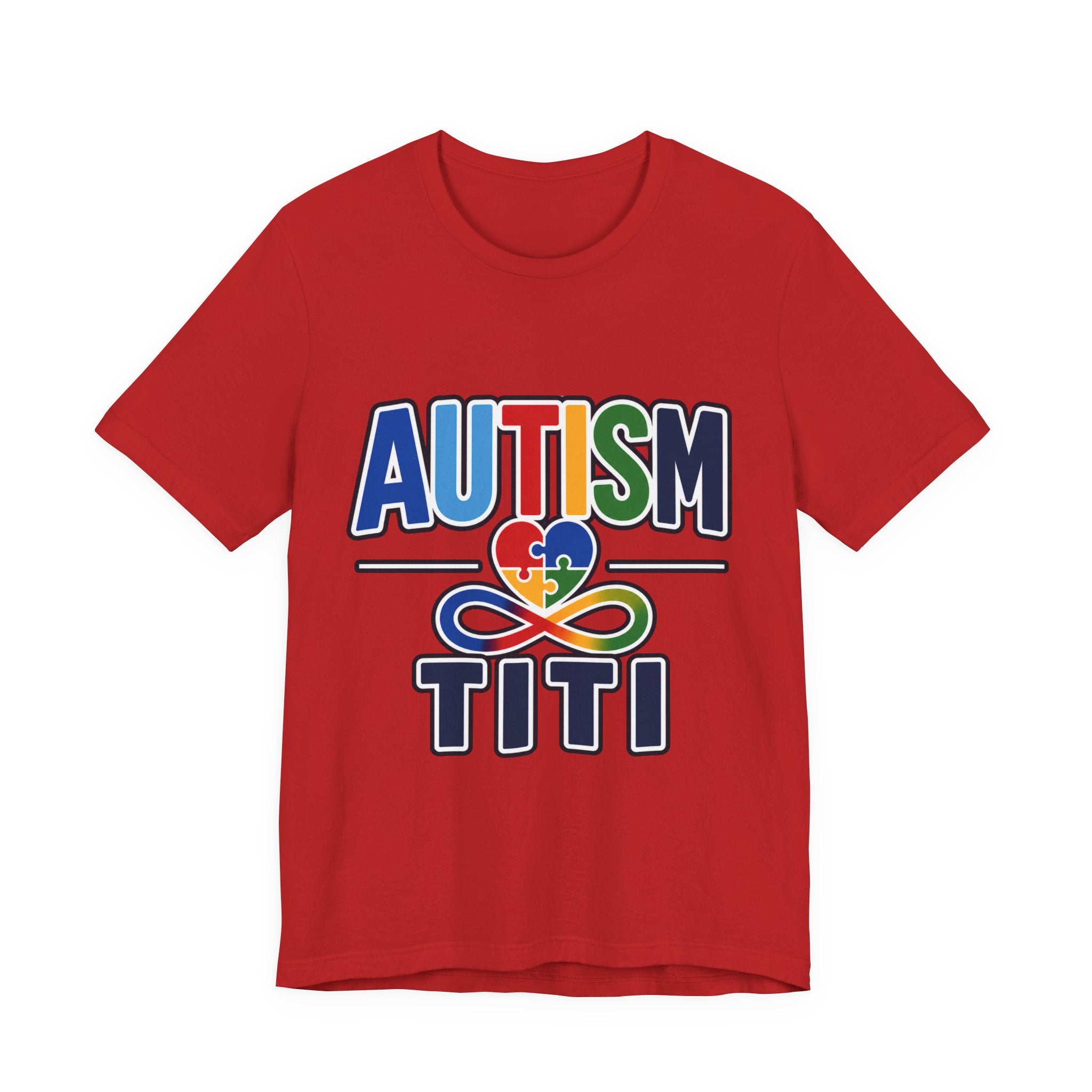 Autism Titi Shirt | Proud Autism Aunt T-Shirt | Spanish Tía Puzzle Heart Infinity Design | Autism Awareness & Acceptance Gift