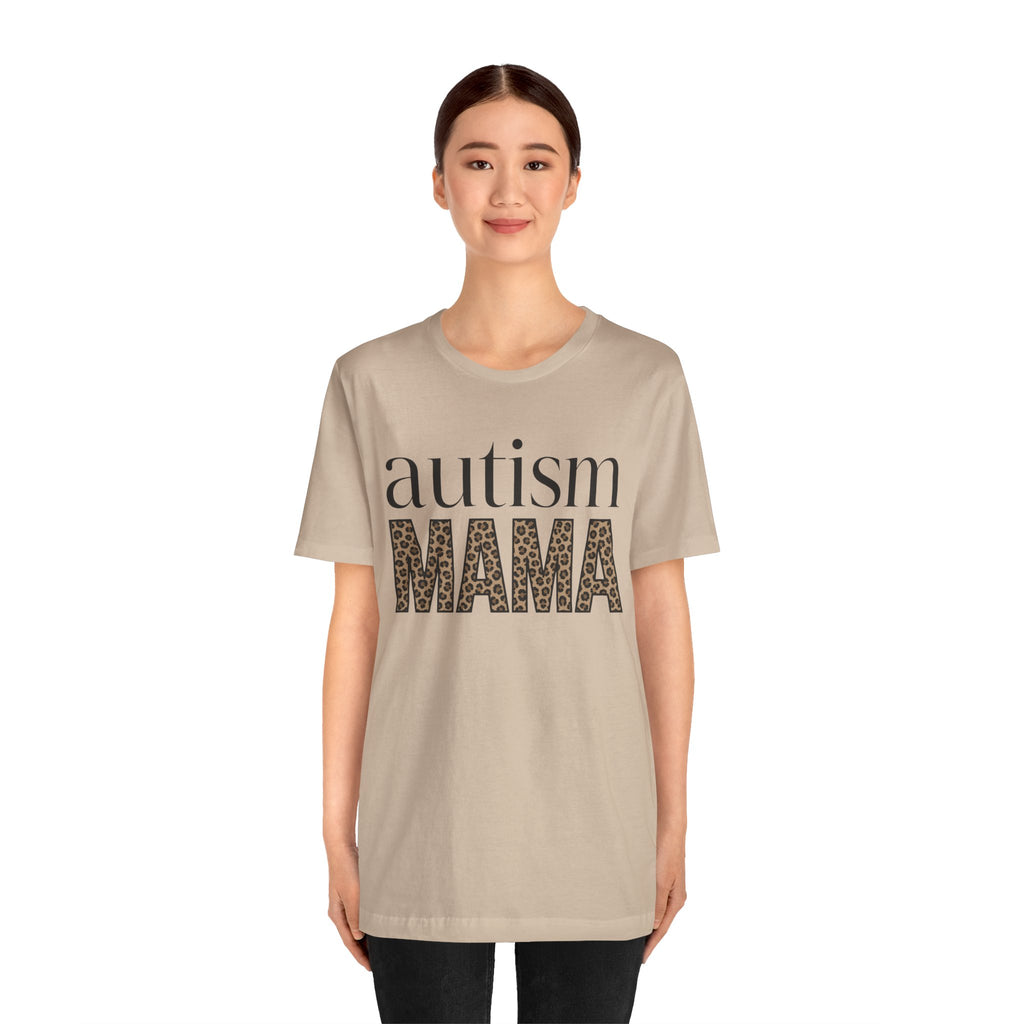 Autism MAMA Leopard Print Tee | Autism Awareness Shirt