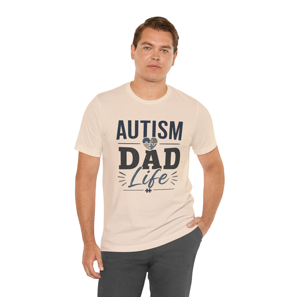 Autism Dad Life Shirt Autism Dad T Shirt Proud Autism Father Gift Autism Awareness Shirt Special Needs Dad Tee Puzzle Heart Design