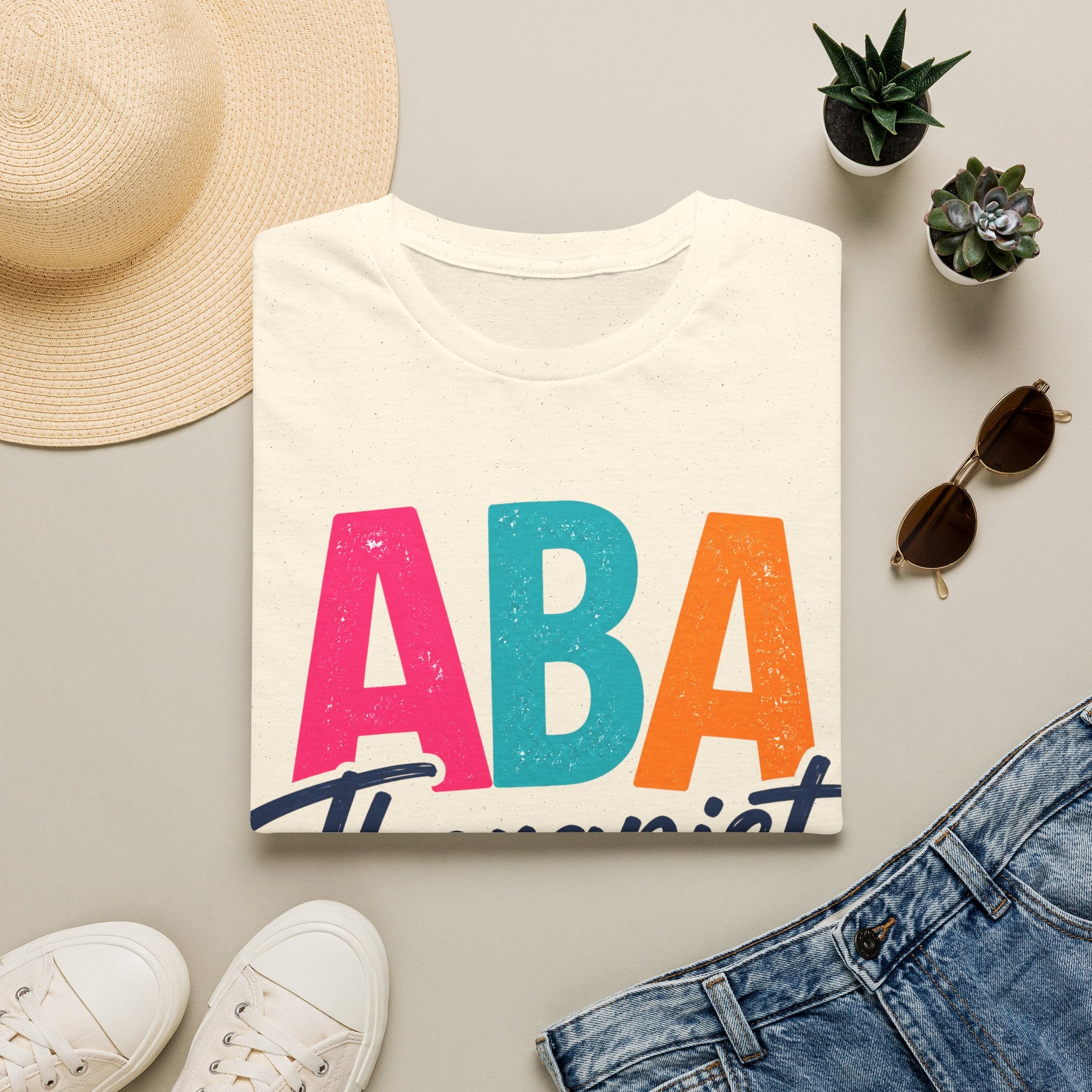 ABA Therapist Shirt  Behavior Technician Gift BCBA RBT Autism Therapist Tee Applied Behavior Analysis Shirt