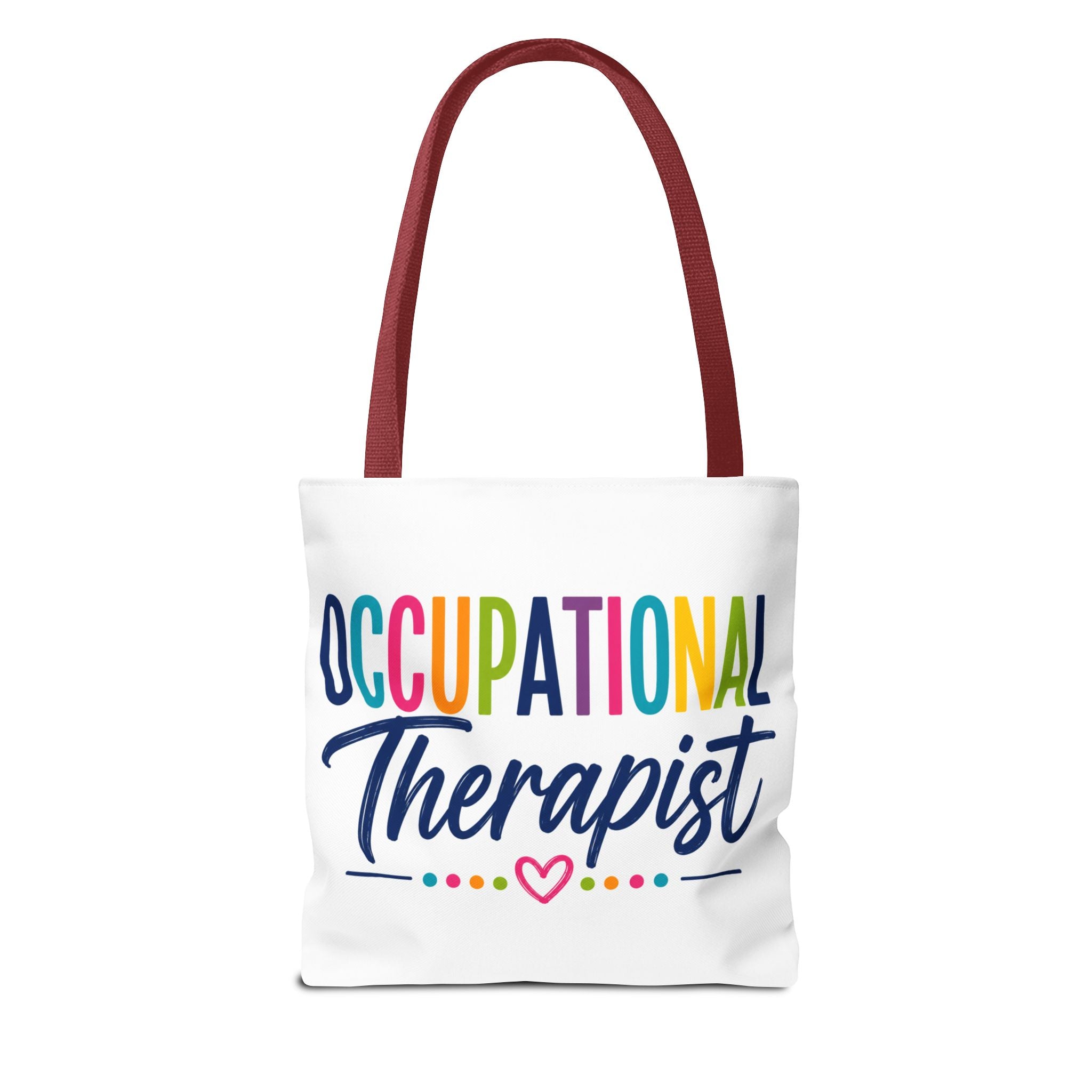 Occupational Therapist Tote Bag | Rainbow Script Healthcare Professional