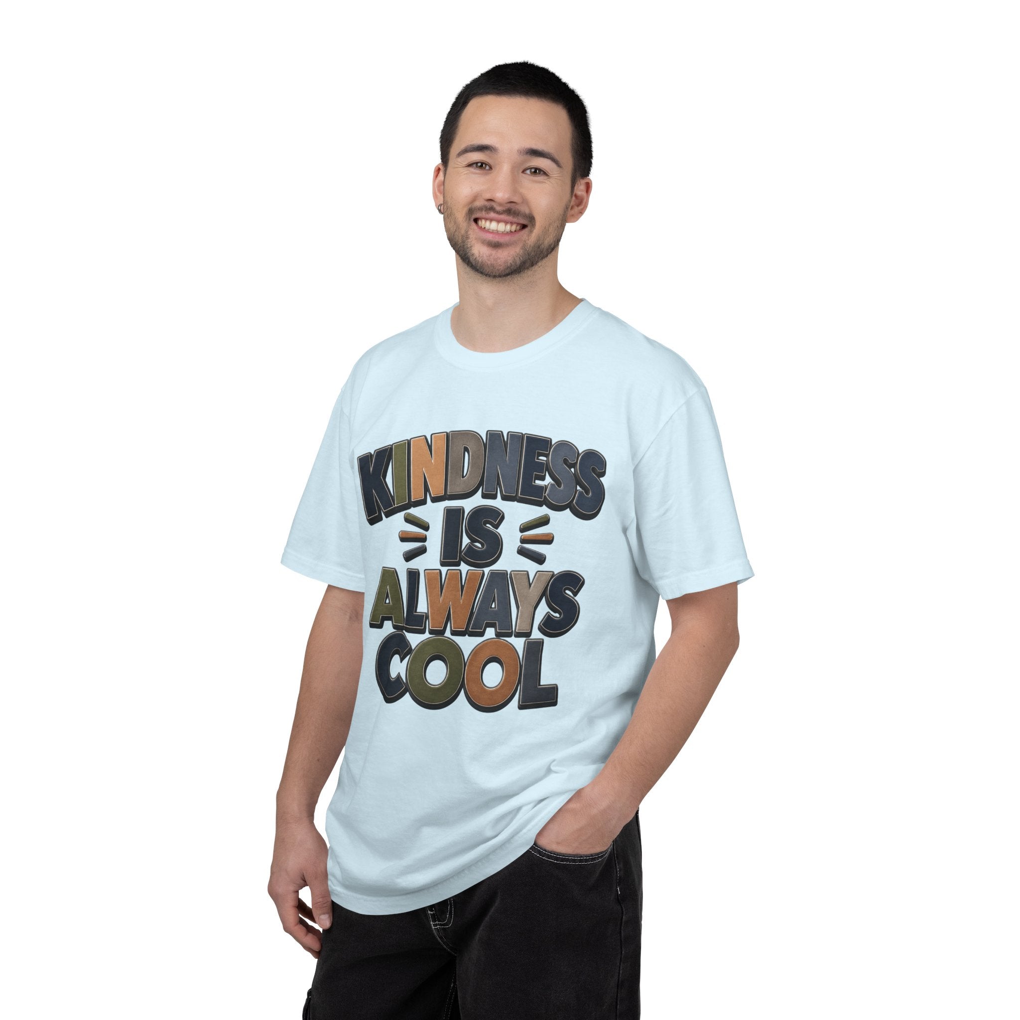 Kindness Is Always Cool T-Shirt | Retro Bold Lettering, Positive Message