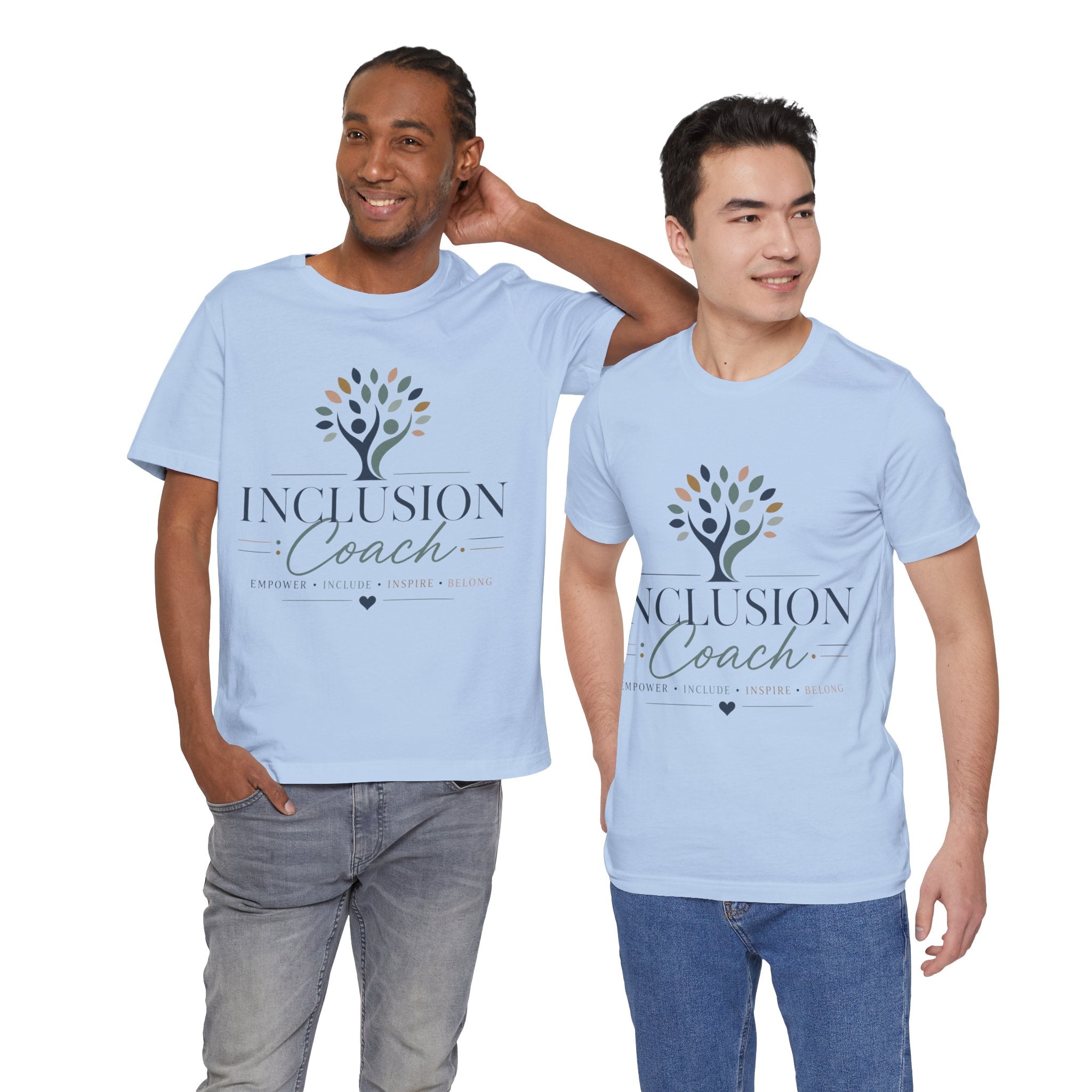 Inclusion Coach T-Shirt | Tree Logo, Empower Inclusivity, Diversity
