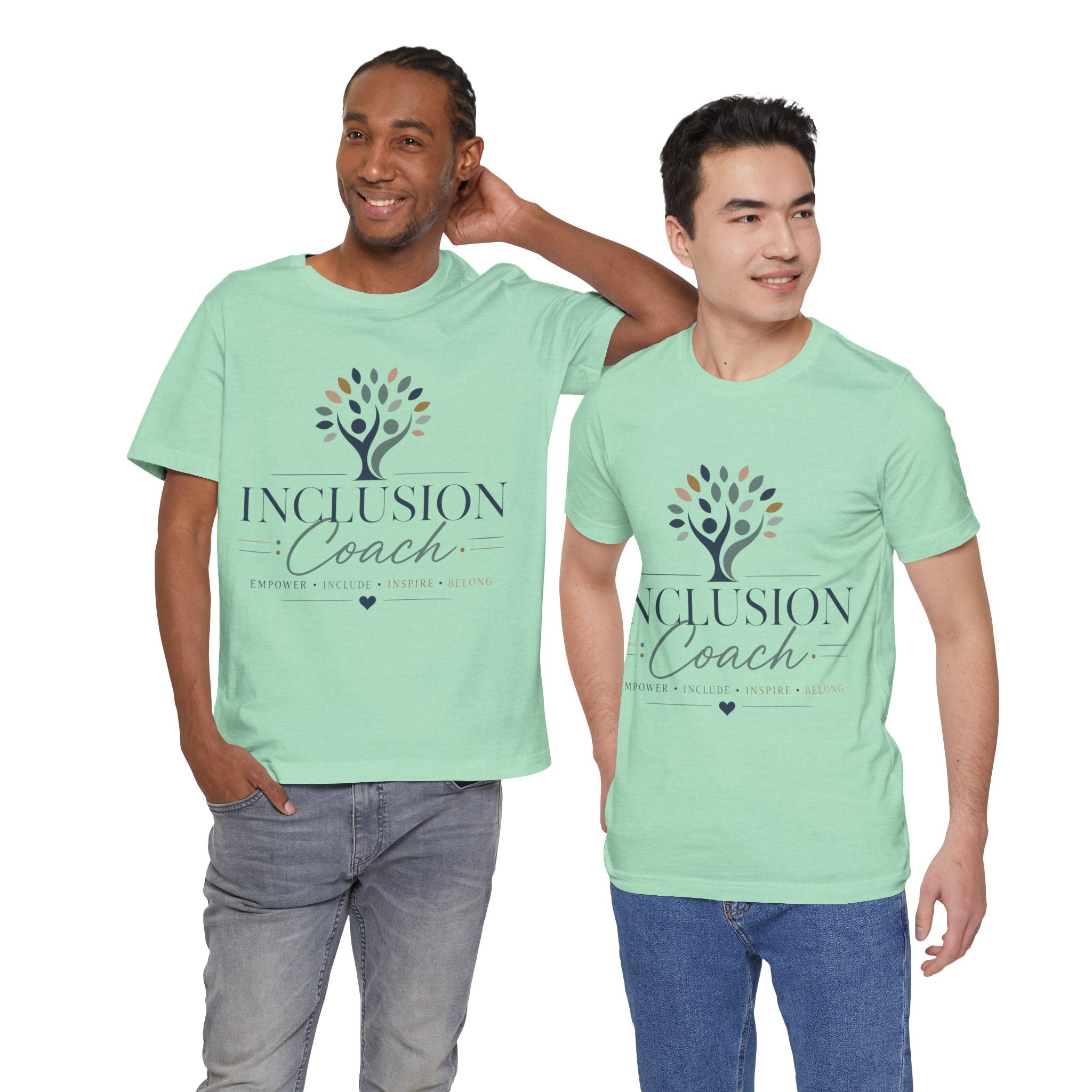 Inclusion Coach T-Shirt | Tree Logo, Empower Inclusivity, Diversity