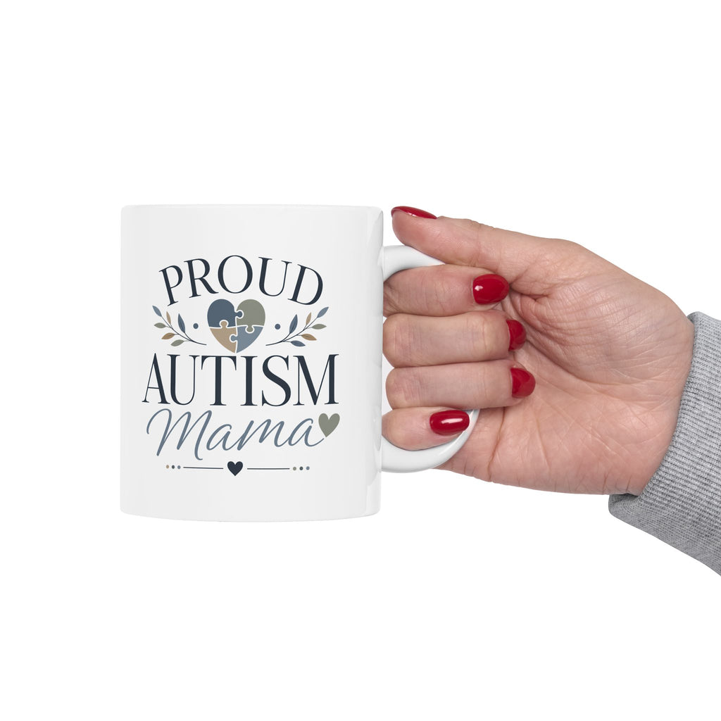 Autumn Mama Ceramic Mug – Proud Autumn Mom Coffee Cup (11oz, 15oz)