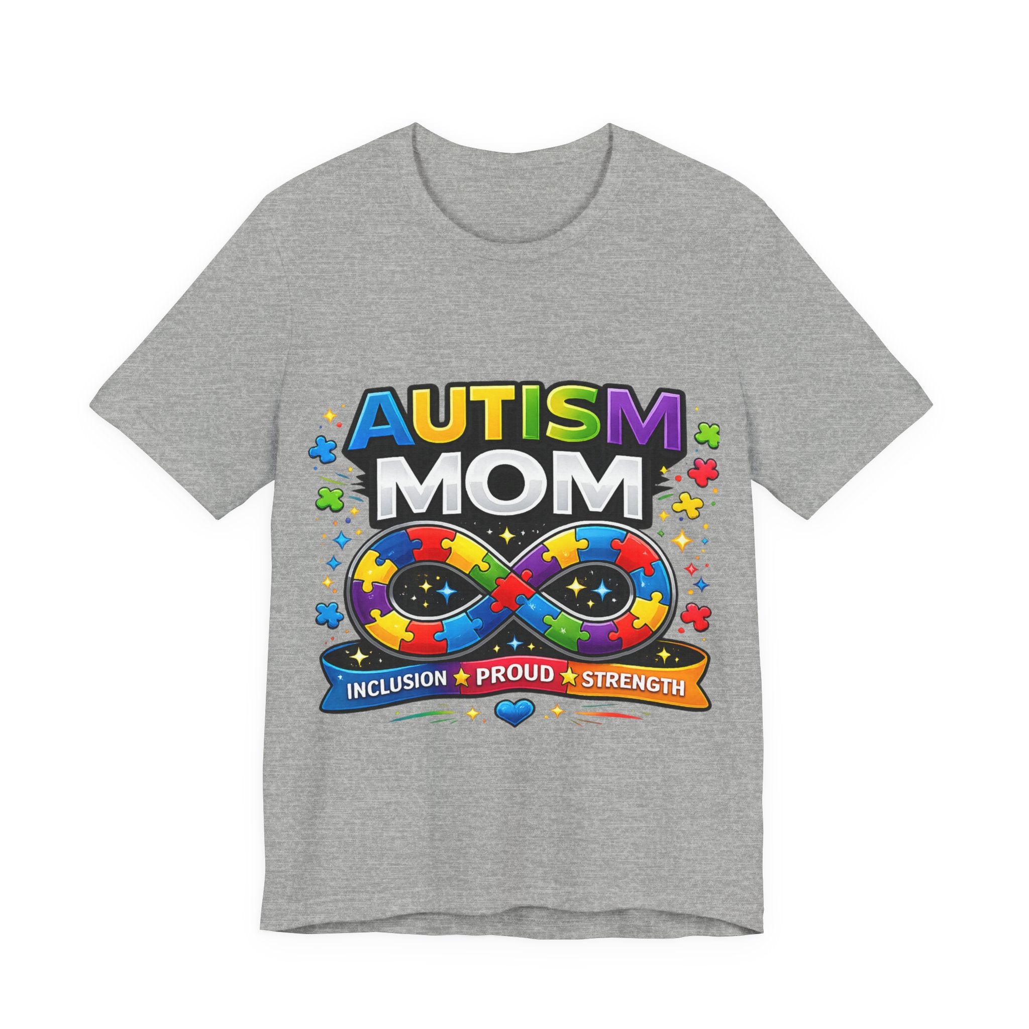 Autism Mom Shirt, Infinity Symbol T-Shirt, Proud Autism Mom Tee, Autism Acceptance Shirt, Inclusion Apparel, Family Support Shirt