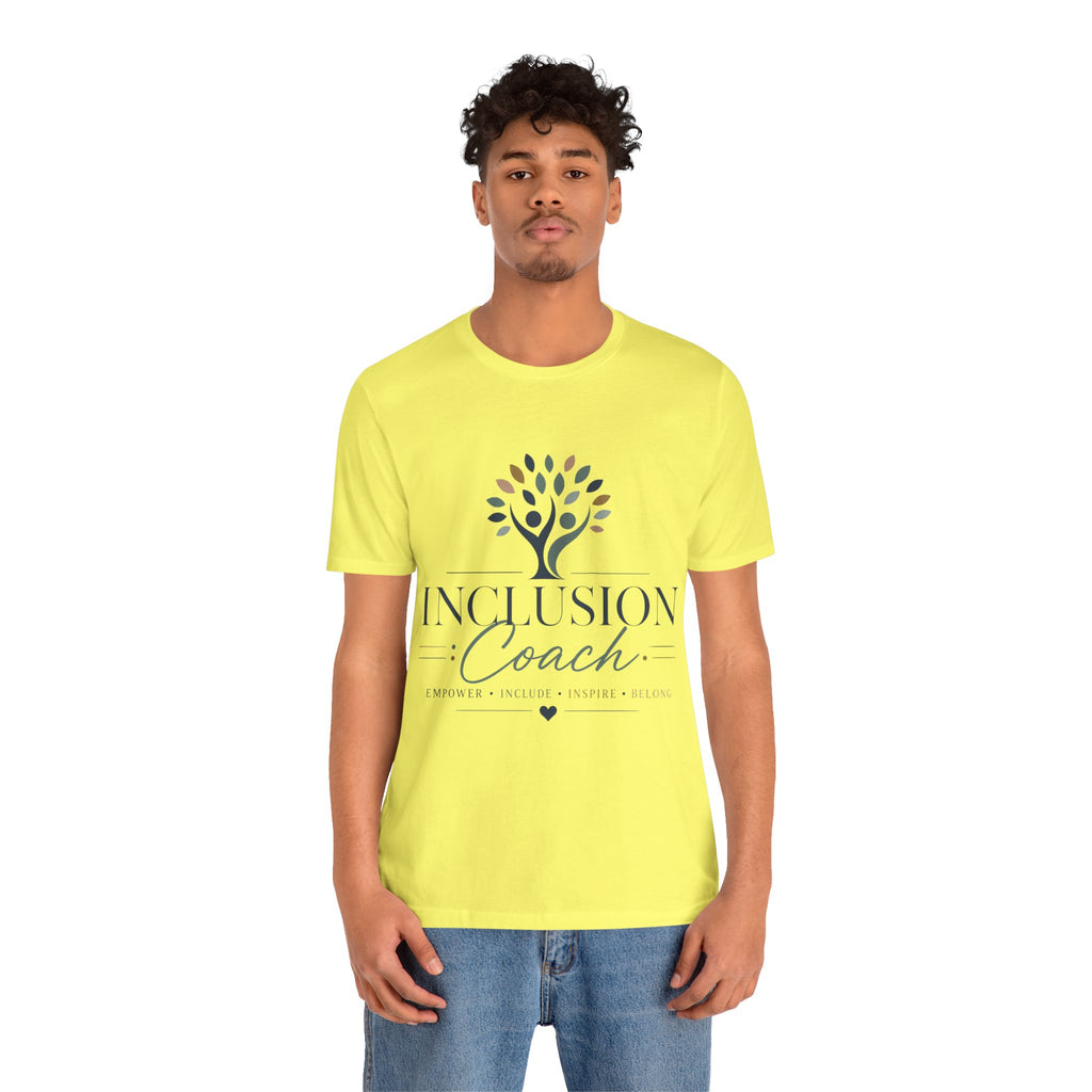 Inclusion Coach T-Shirt | Tree Logo, Empower Inclusivity, Diversity
