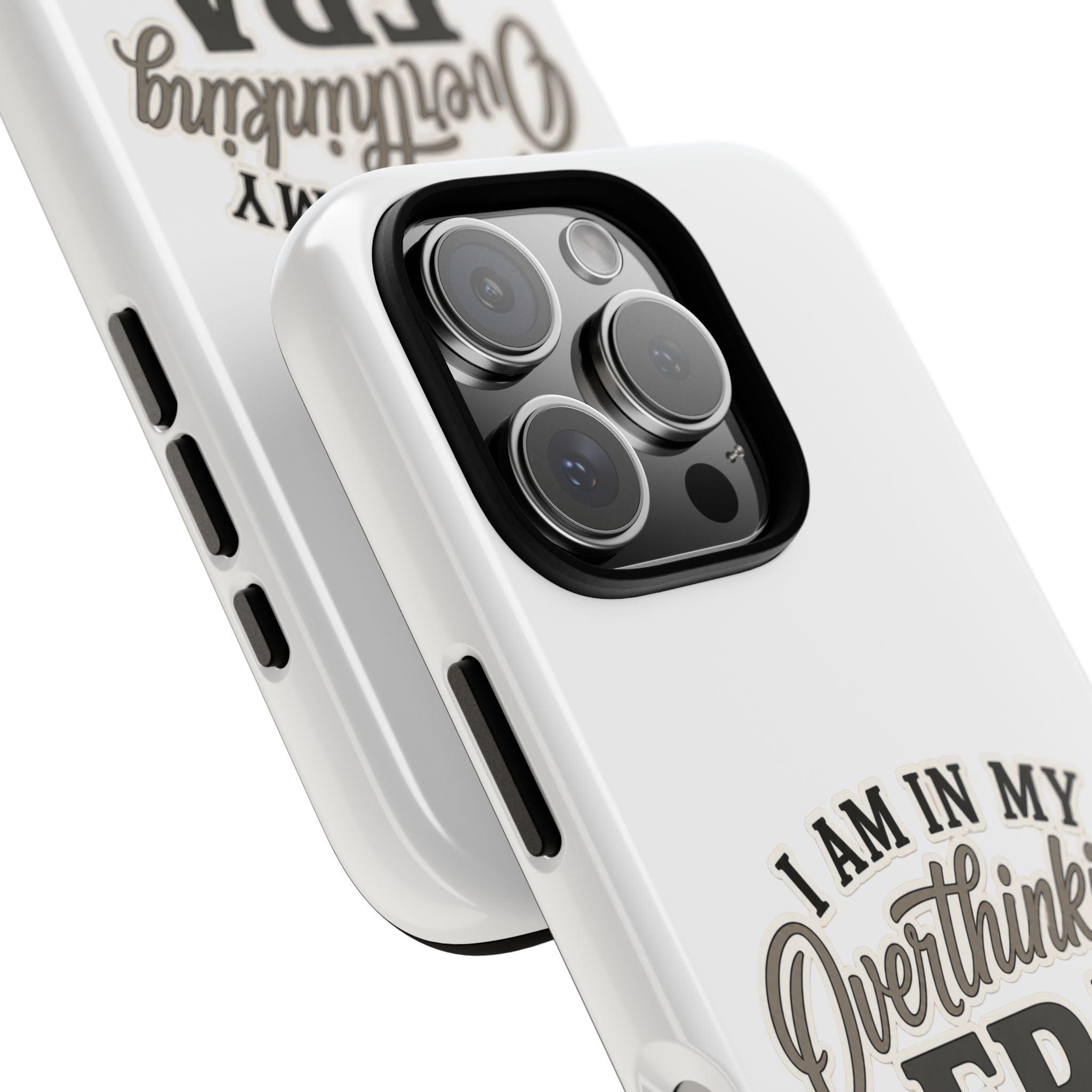 I Am In My Overthinking Era Phone Case Funny Anxiety Phone Case ADHD Tough Case Mental Health Gift Neurodivergent iPhone Samsung Case