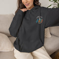 I Came I Saw I Had Anxiety Hoodie, Peace Hand Colorful Script Sweatshirt, Funny Mental Health Crewneck, Anxiety Humor Gift