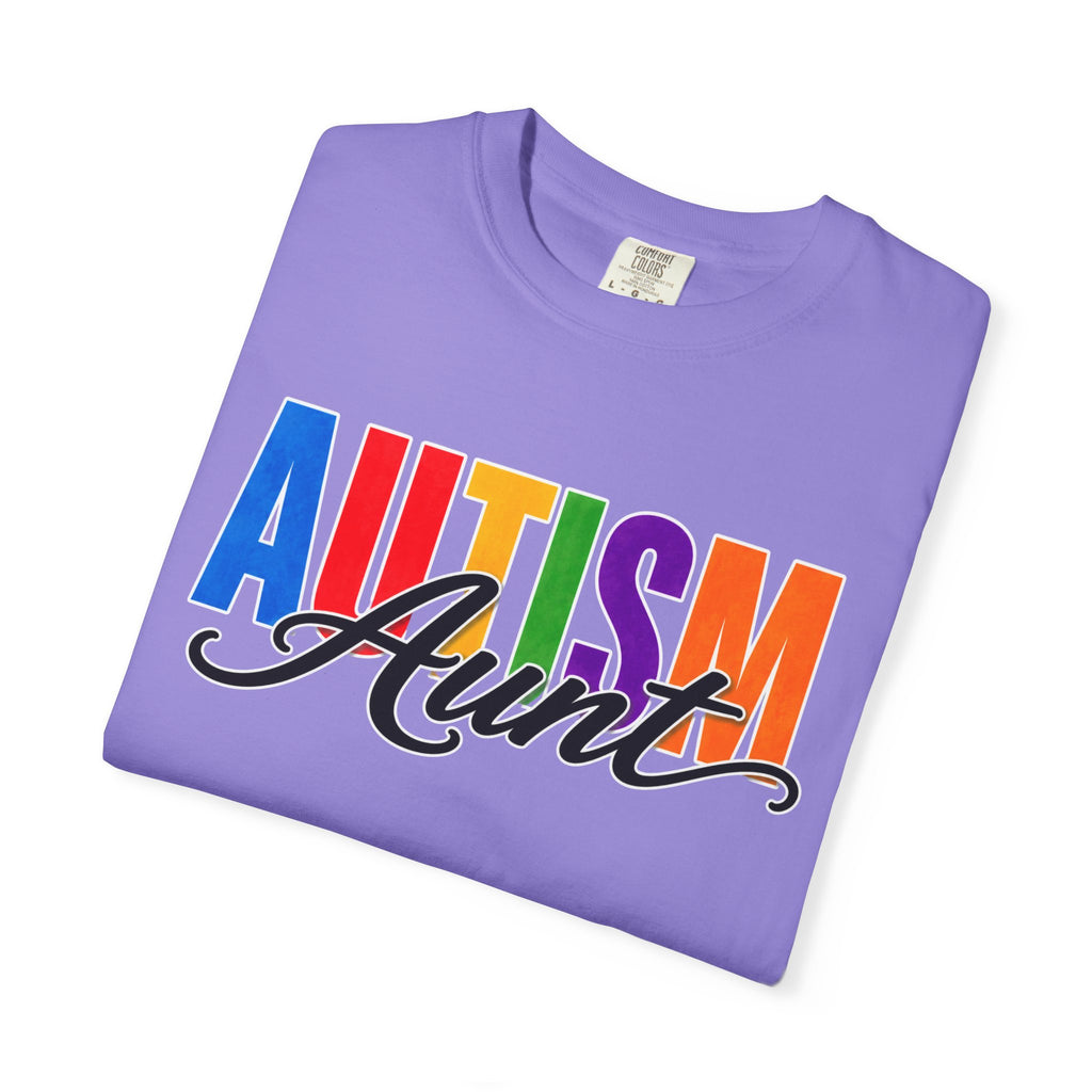 Autism Aunt Shirt Proud Autism Aunt T Shirt Autism Awareness Autism Acceptance Gift Puzzle Heart Special Needs Family Tee