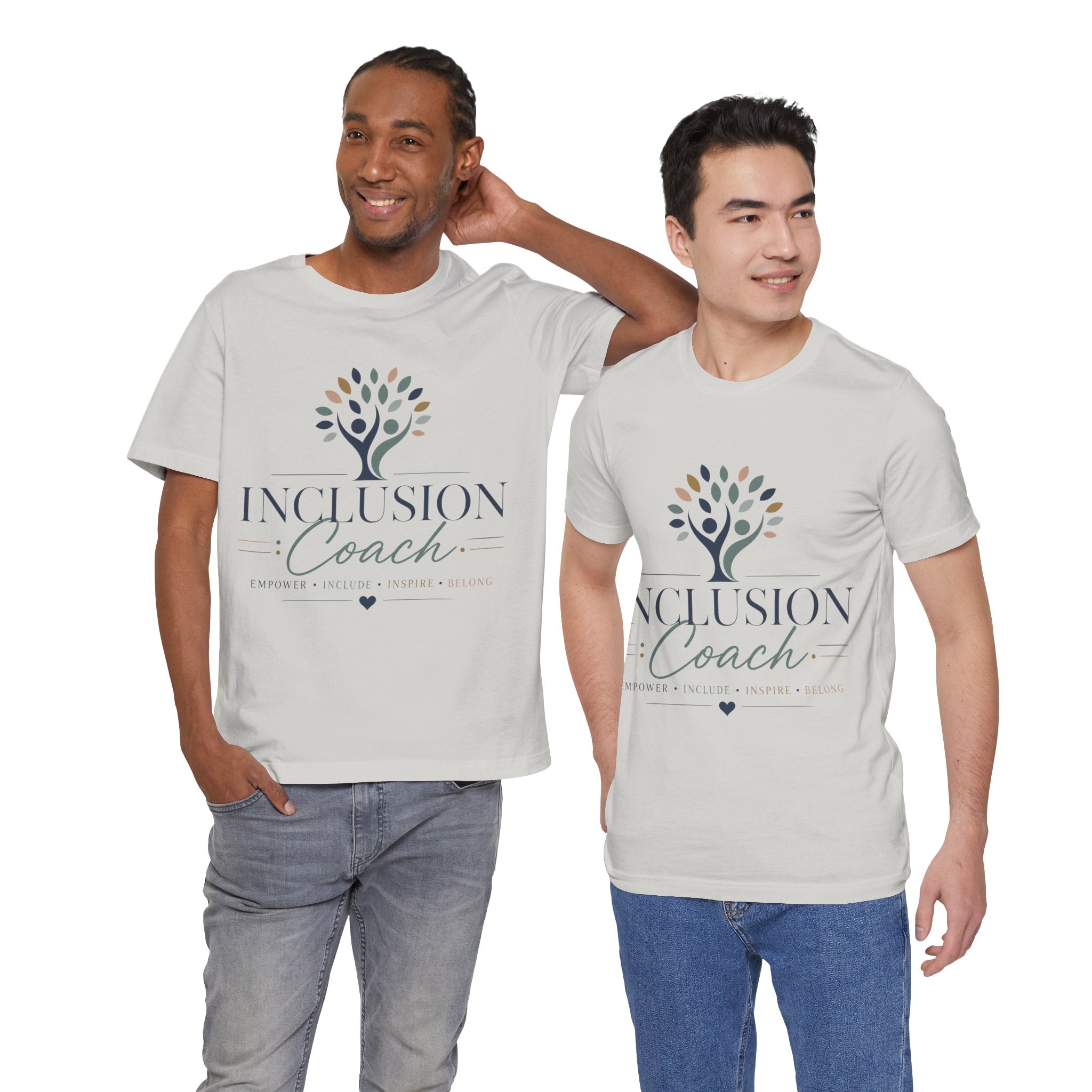 Inclusion Coach T-Shirt | Tree Logo, Empower Inclusivity, Diversity