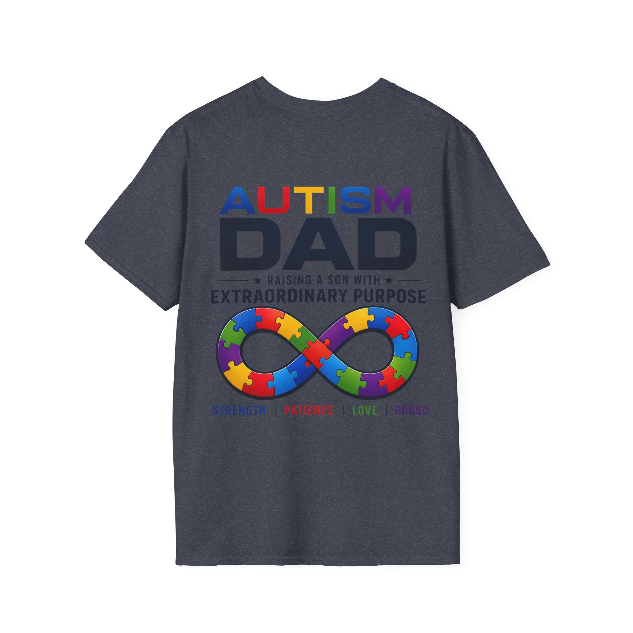 Autism Dad Shirt, Proud Dad Raising an Autistic Son Tee, Autism Acceptance T-Shirt, Special Needs Dad Gift, Autism Parent Shirt, Inclusion Apparel