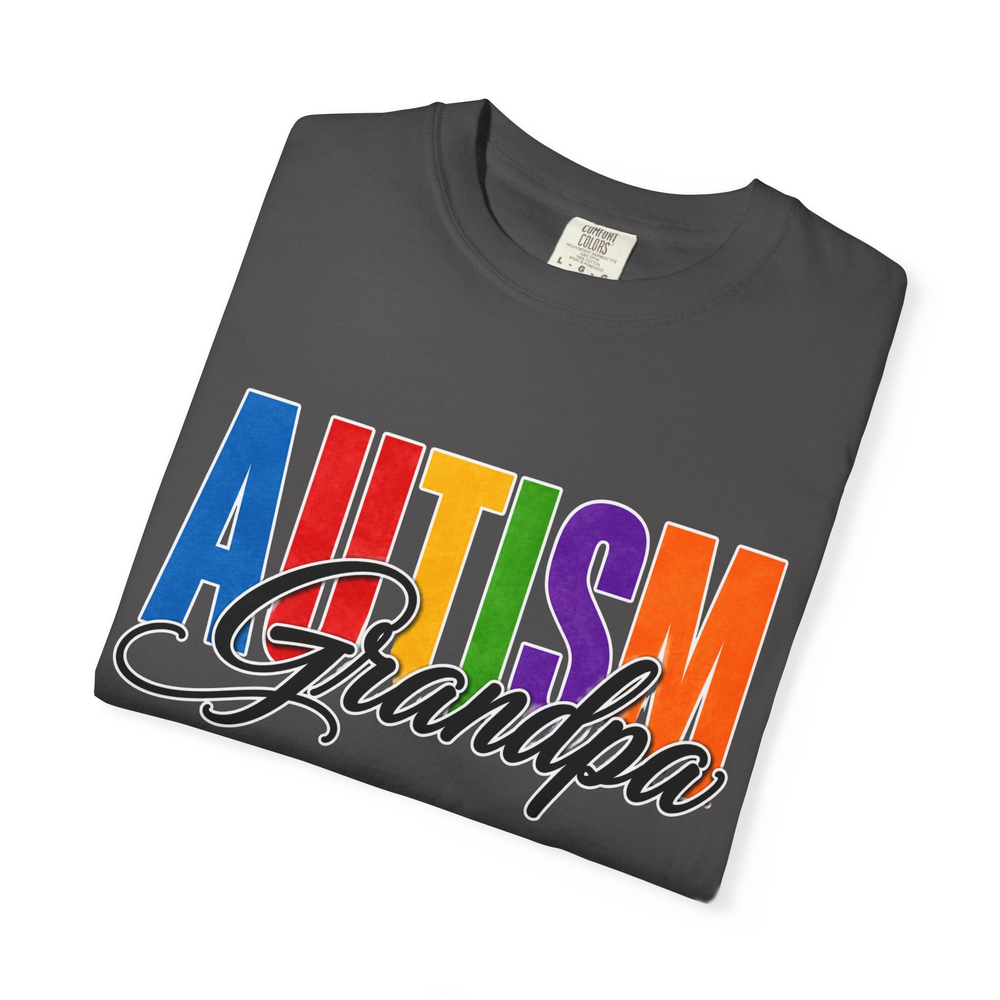 Autism Grandpa Shirt Proud Autism Grandpa T Shirt Autism Awareness Autism Acceptance Gift Puzzle Heart Special Needs Grandpa Tee