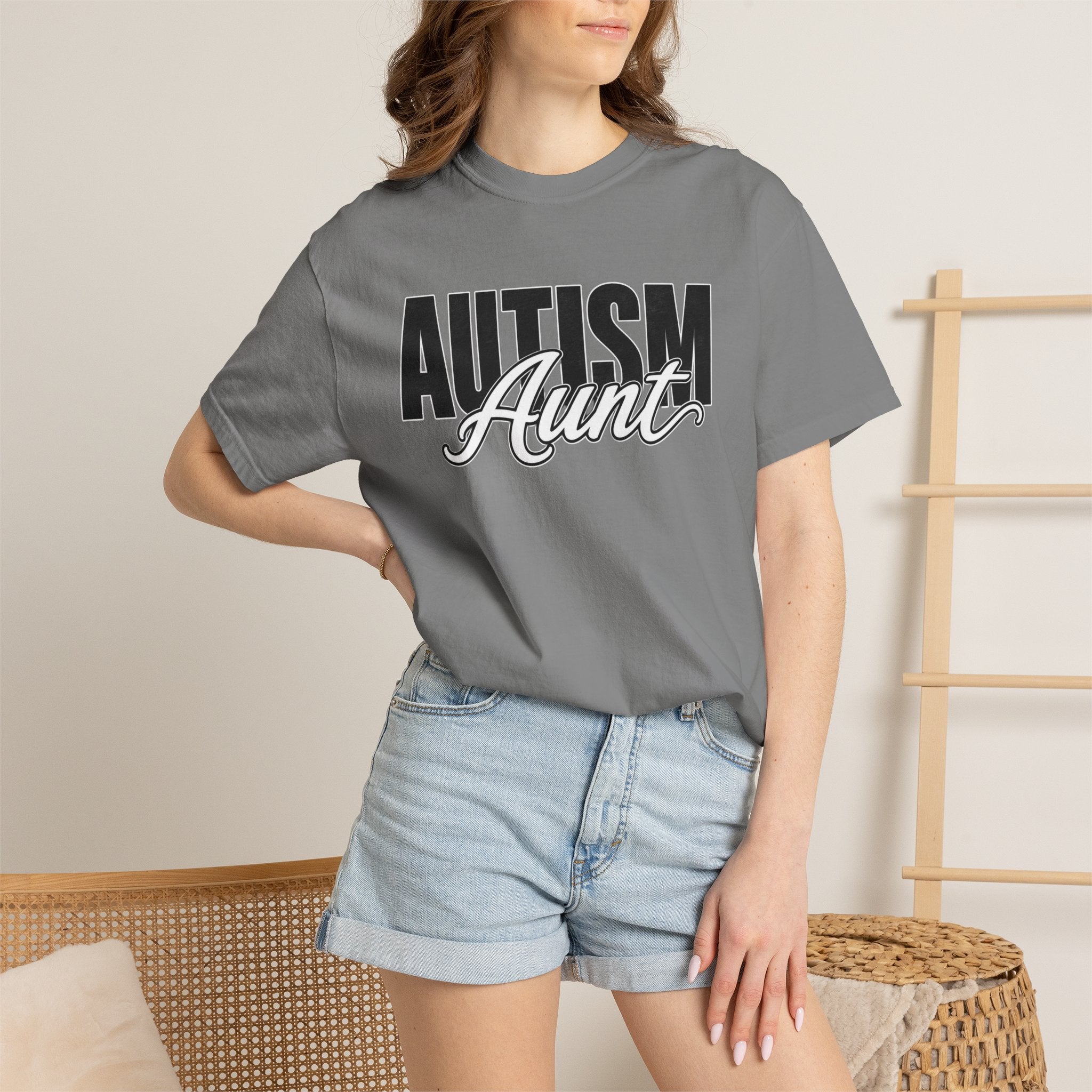 Autism Aunt Shirt Proud Autism Aunt T Shirt Autism Awareness Autism Acceptance Gift Puzzle Heart Special Needs Family Tee