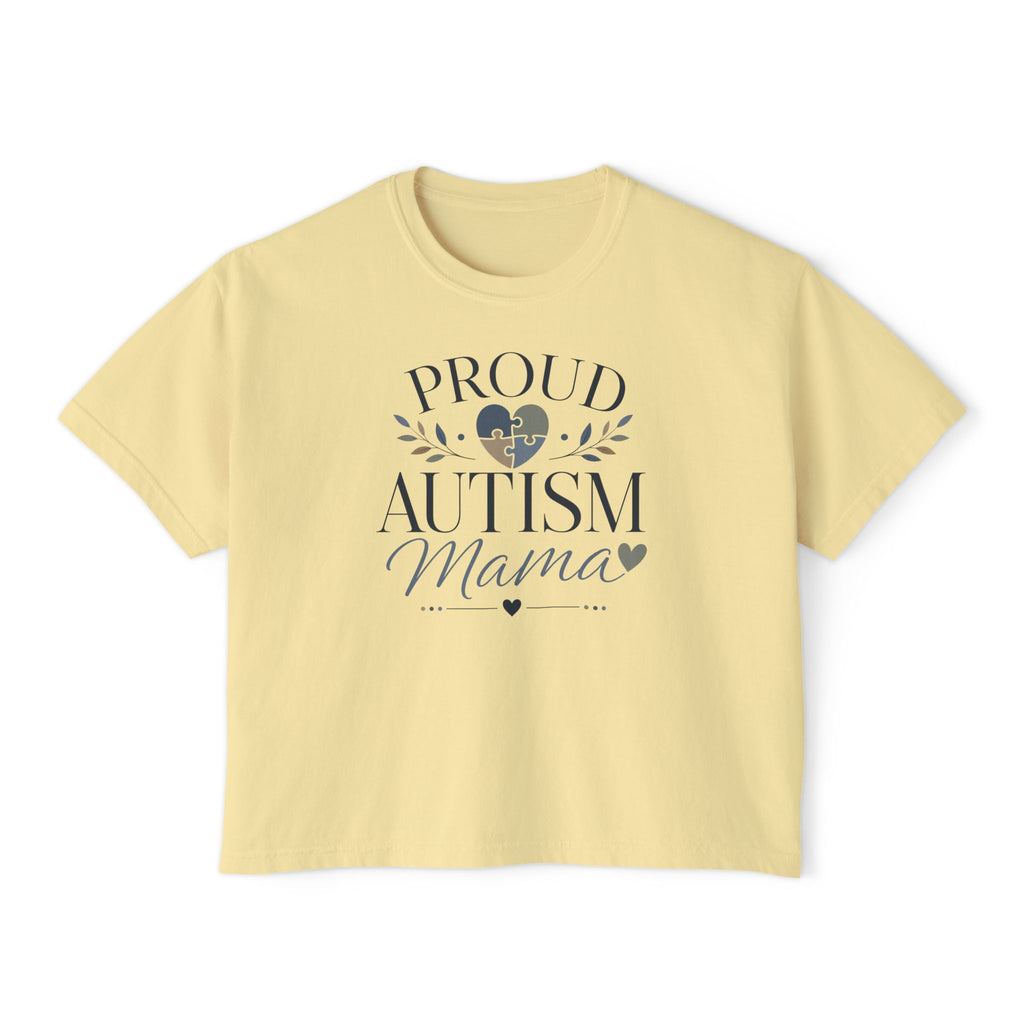 Proud Autism Mama Boxy Tee