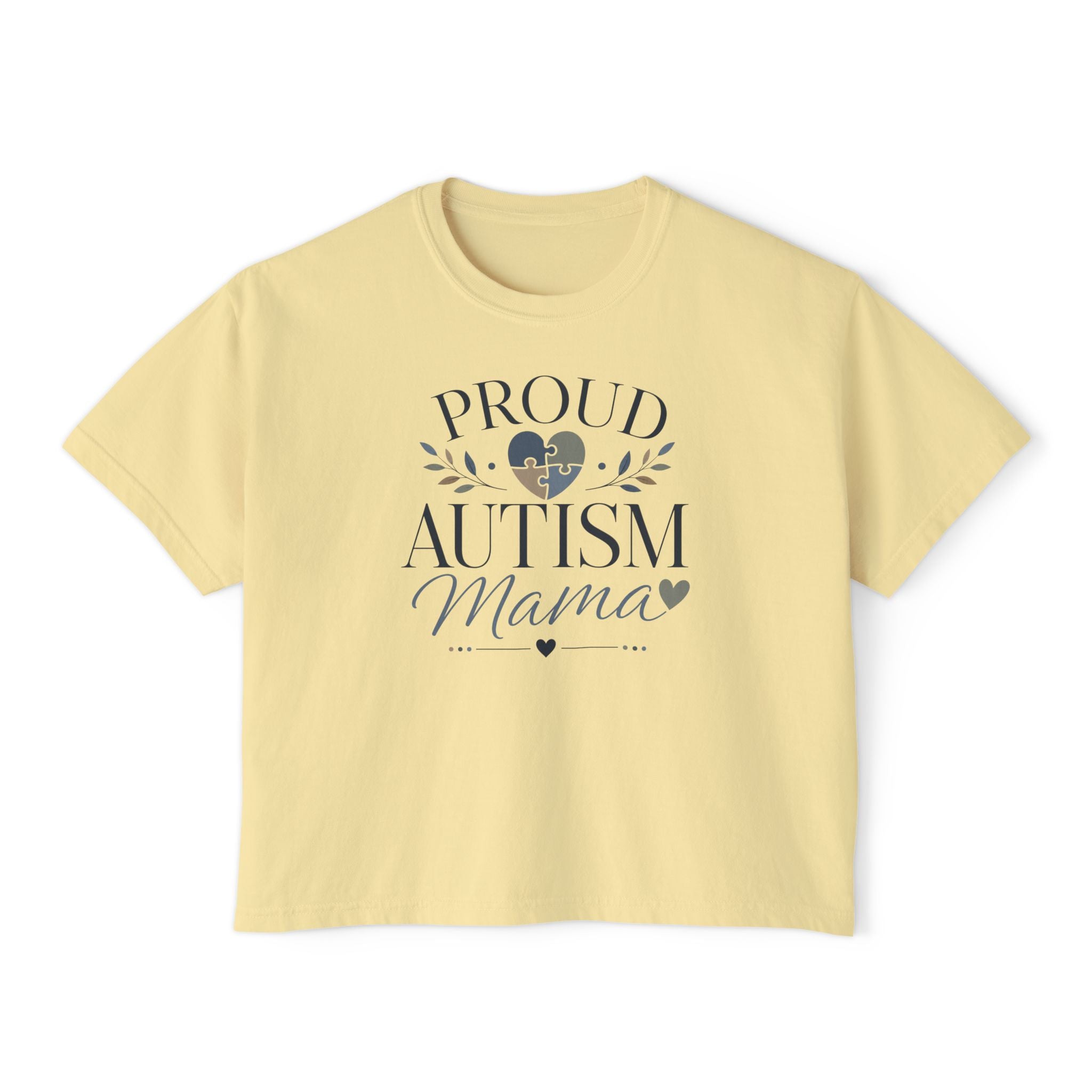 Proud Autism Mama Boxy Tee