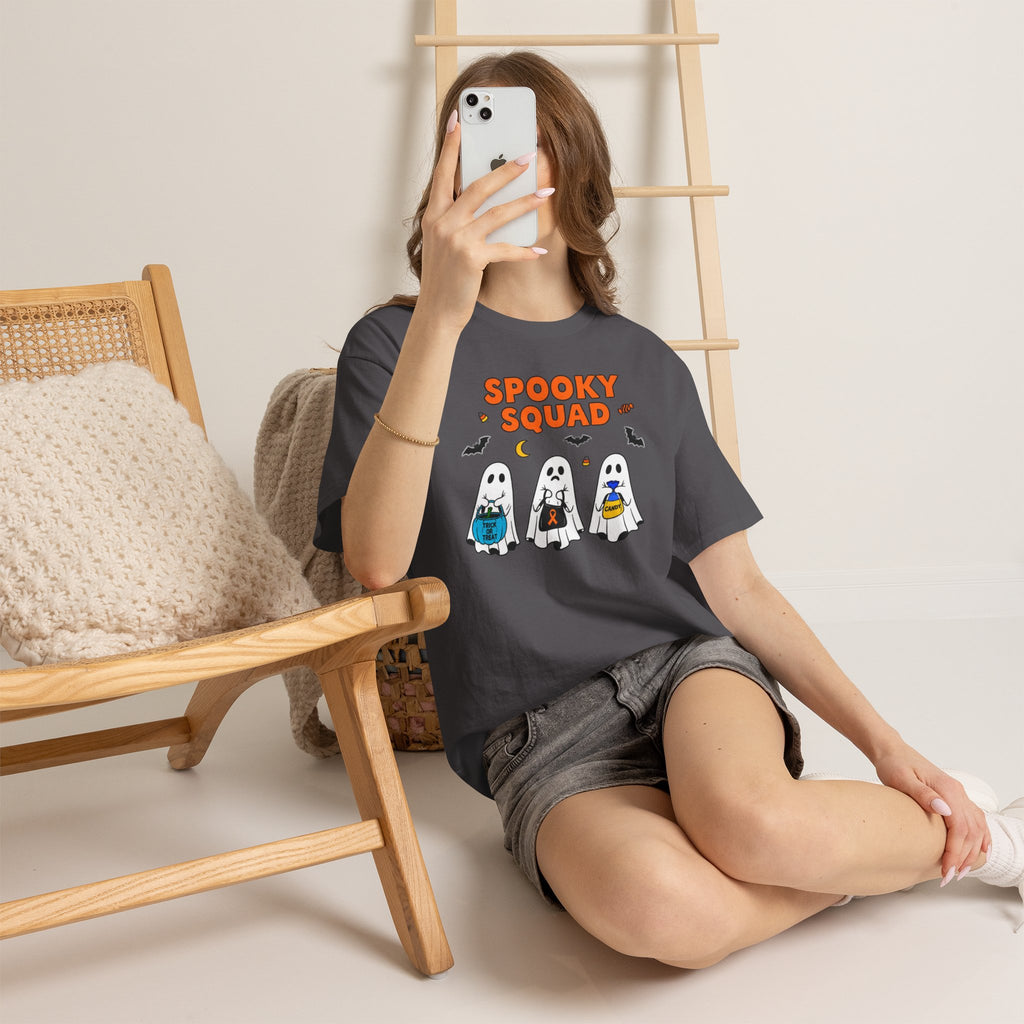 Spooky Squad Ghosts T-Shirt, Halloween Trick Or Treat Tee, Funny Halloween Family Shirt, Matching Halloween Group Costum