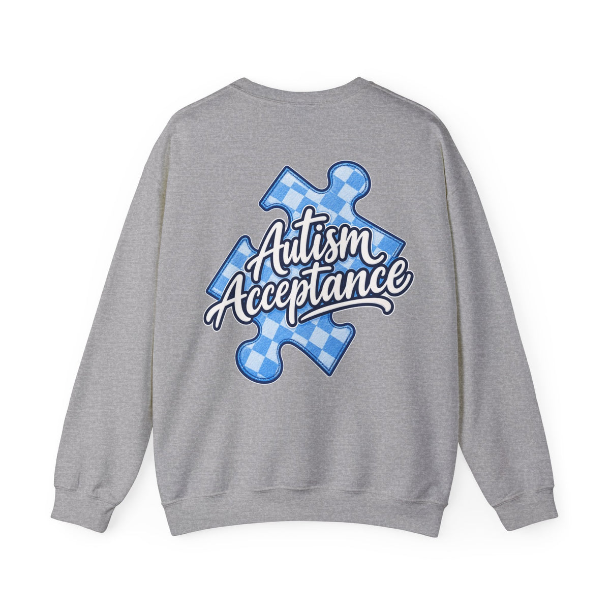 Autism Acceptance Sweatshirt, Puzzle Piece Awareness Crewneck, Autism Advocate Hoodie, Neurodiversity Gift, Autism Family Apparel