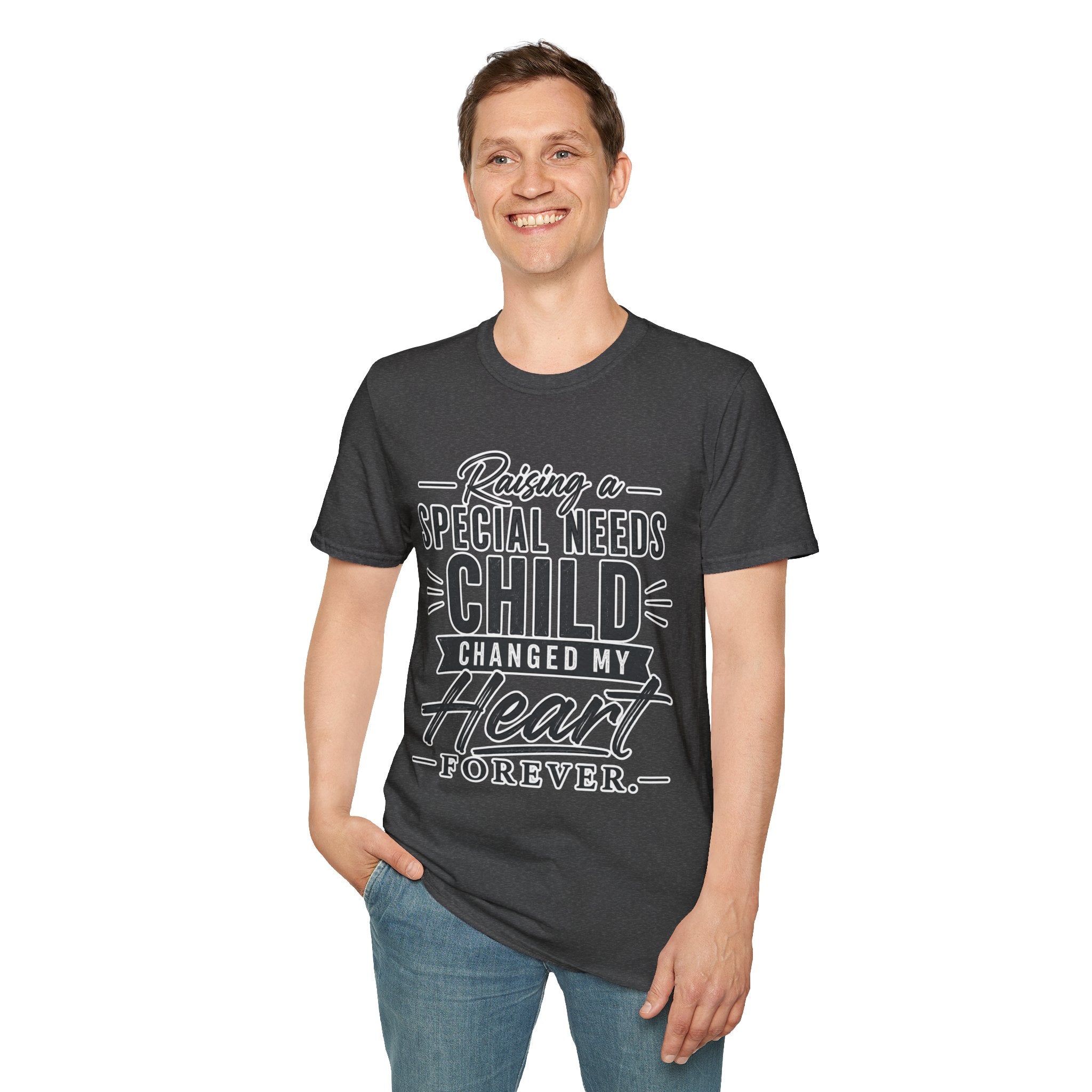 Raising a Special Needs Child T-Shirt — Supportive Special Needs Parent Awareness Tee