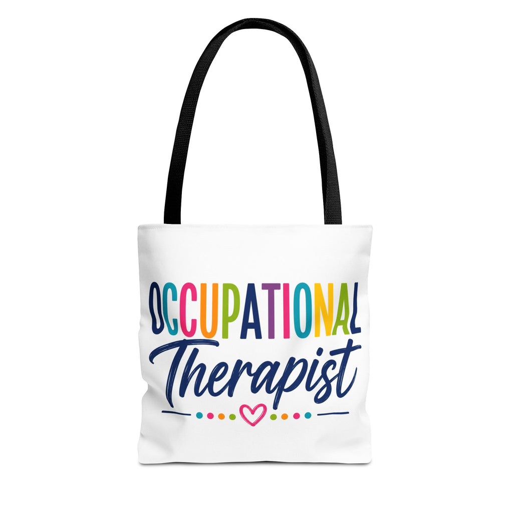 Occupational Therapist Tote Bag | Rainbow Script Healthcare Professional