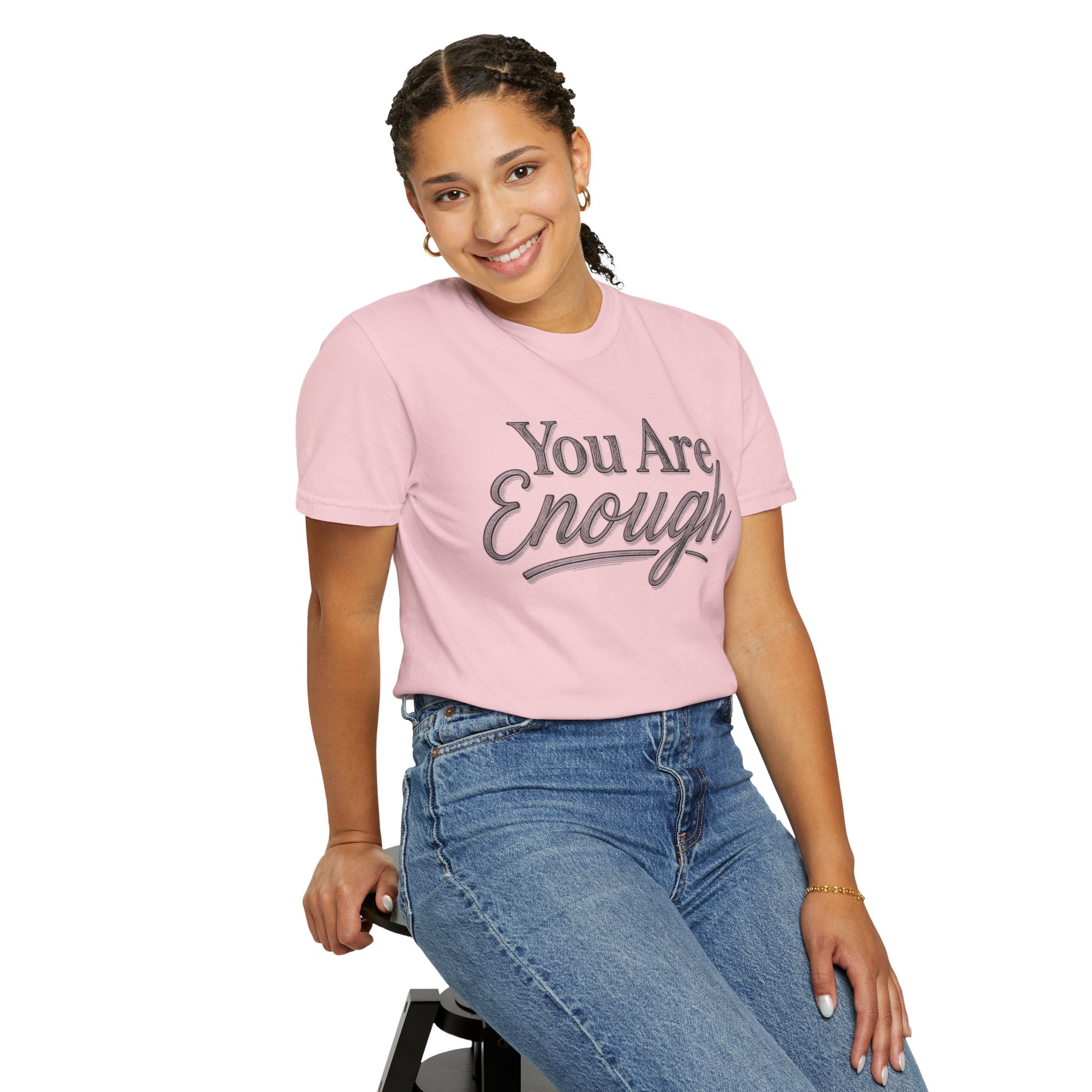 You Are Enough Shirt Inspirational T Shirt Positive Affirmation Tee Mental Health Awareness Shirt Self Love Gift Motivational Apparel