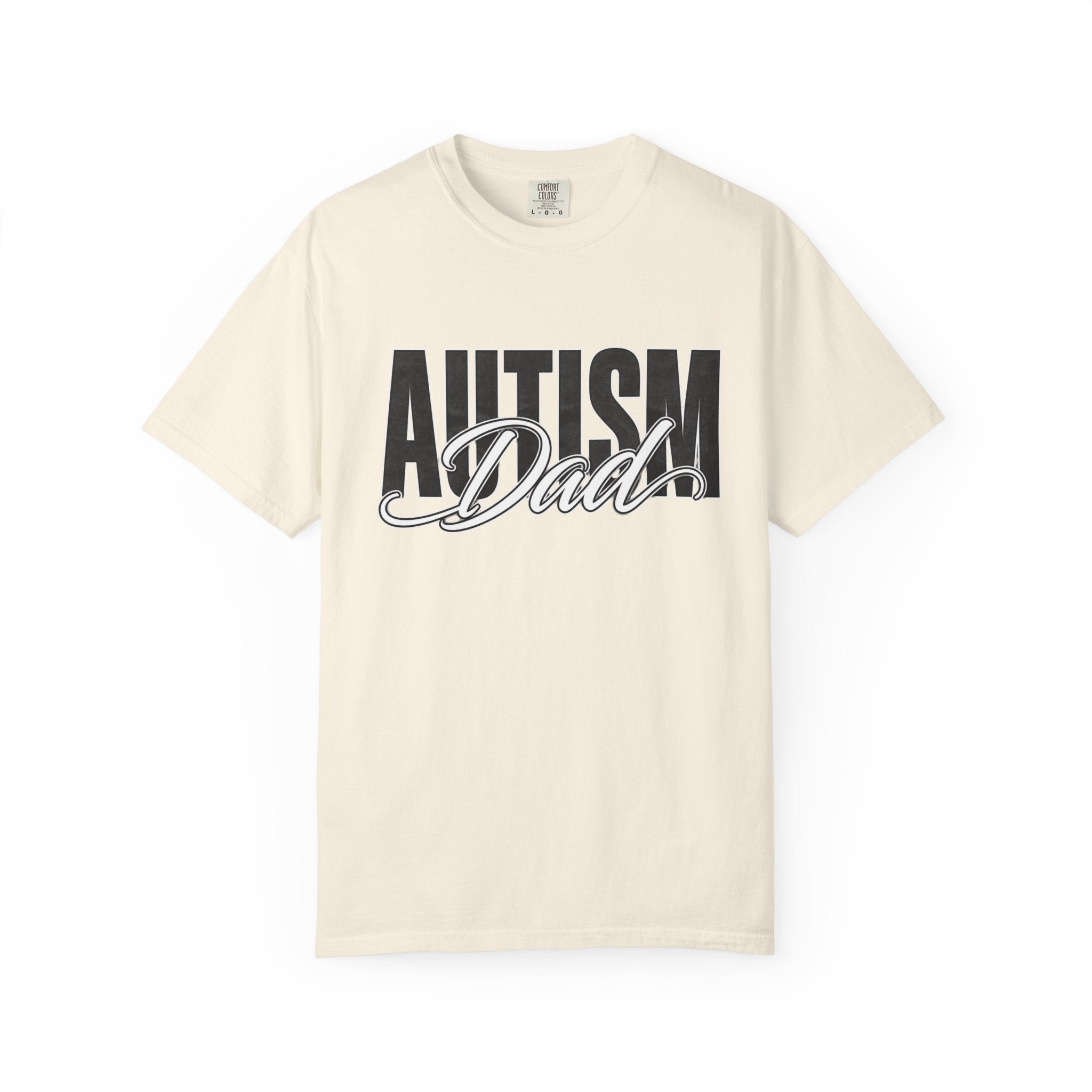 Autism Dad Shirt Autism Dad T Shirt Proud Autism Father Rainbow Block Letter Tee Autism Awareness Autism Acceptance Gift for Dad